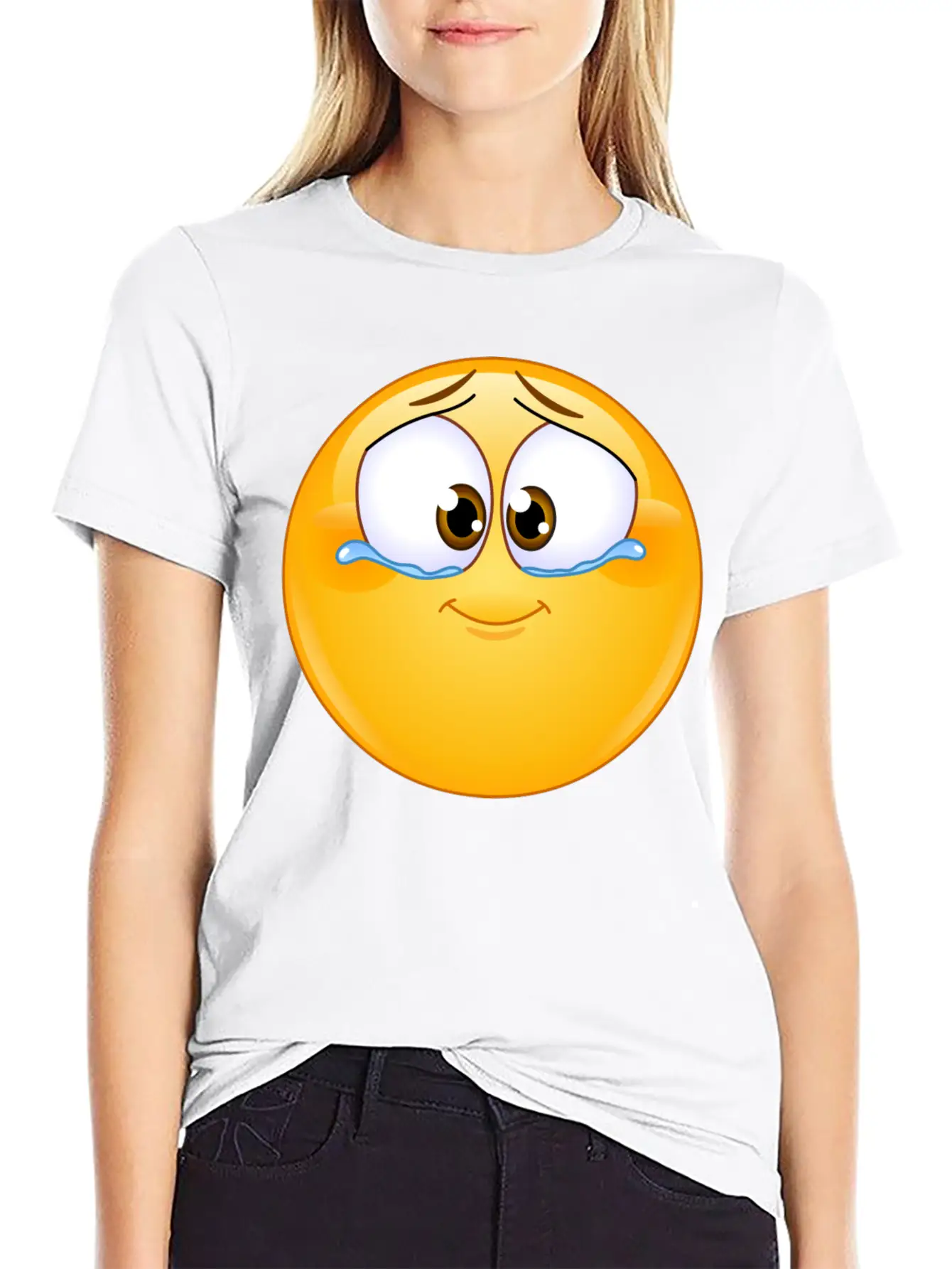 Emotional Tears Of Joy Unisex Short Sleeve Soft Cotton T-Shirt – Casual Everyday Wear