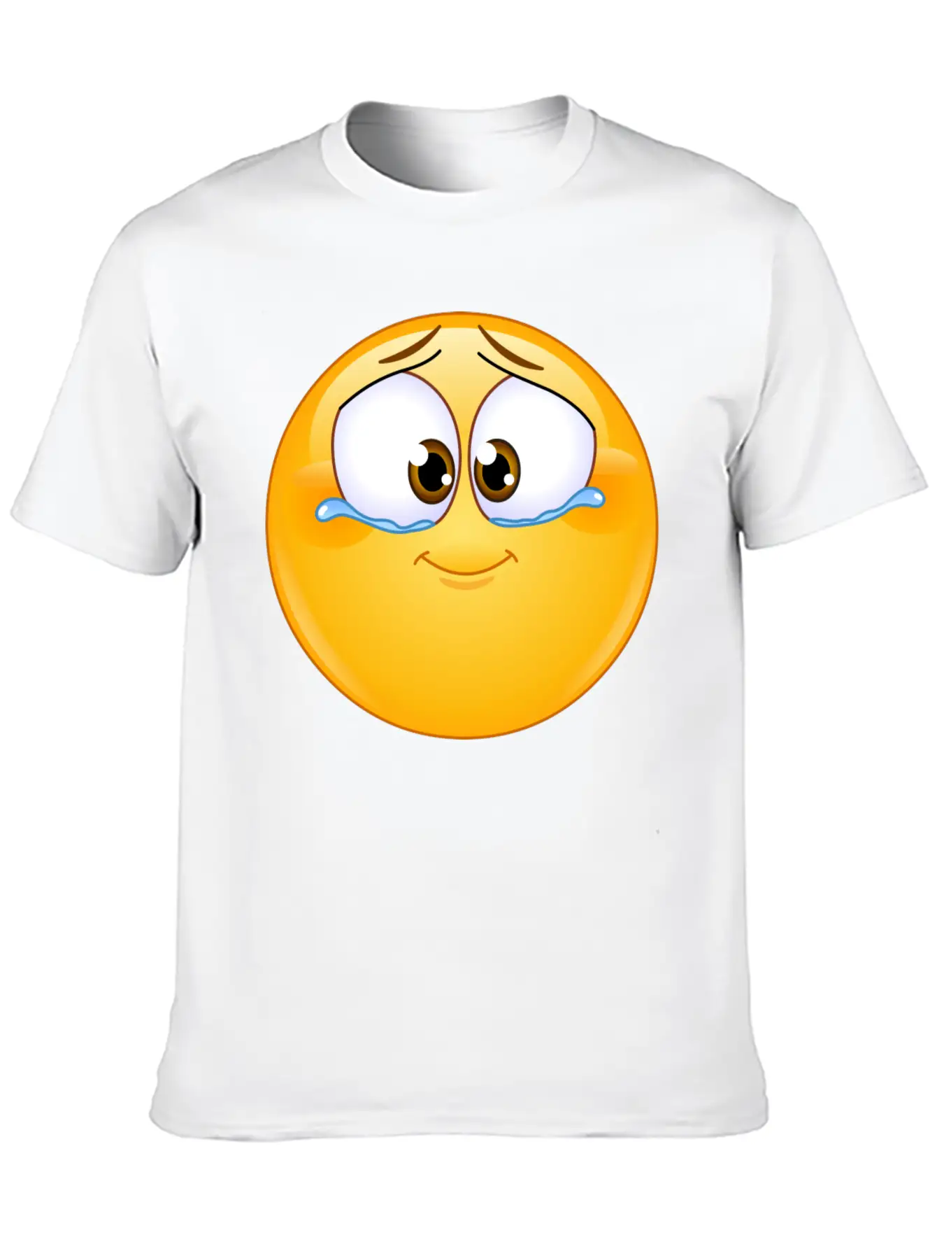 Emotional Tears Of Joy Unisex Short Sleeve Soft Cotton T-Shirt – Casual Everyday Wear