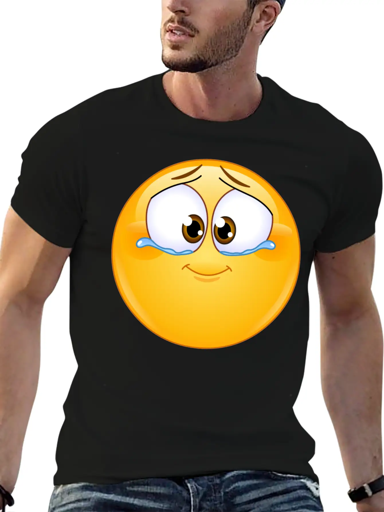 Emotional Tears Of Joy Unisex Short Sleeve Soft Cotton T-Shirt – Casual Everyday Wear