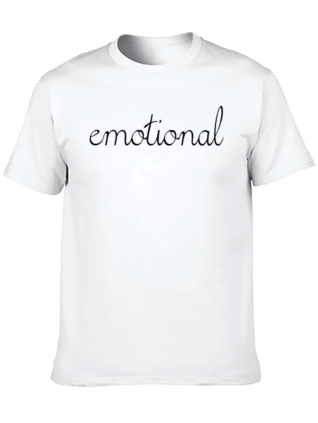 Emotional Unisex Casual T-Shirt – Clean Design For Daily Comfort