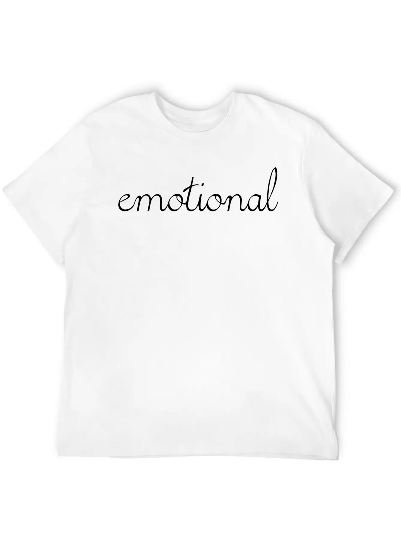 Emotional Unisex Casual T-Shirt – Clean Design For Daily Comfort