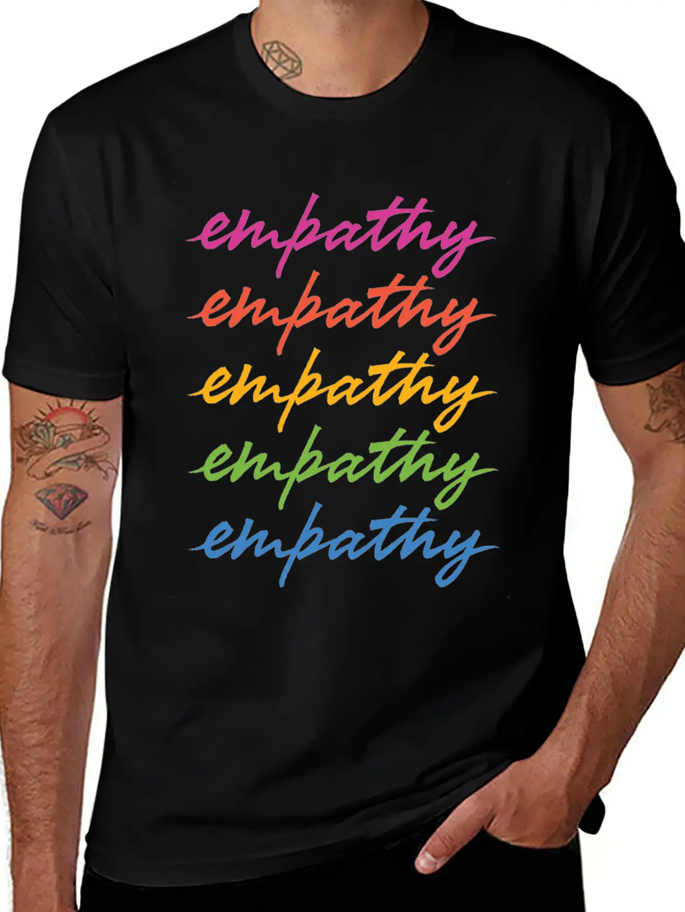 Empathy Essential Cotton Tee For Daily Outfits – Unisex Style