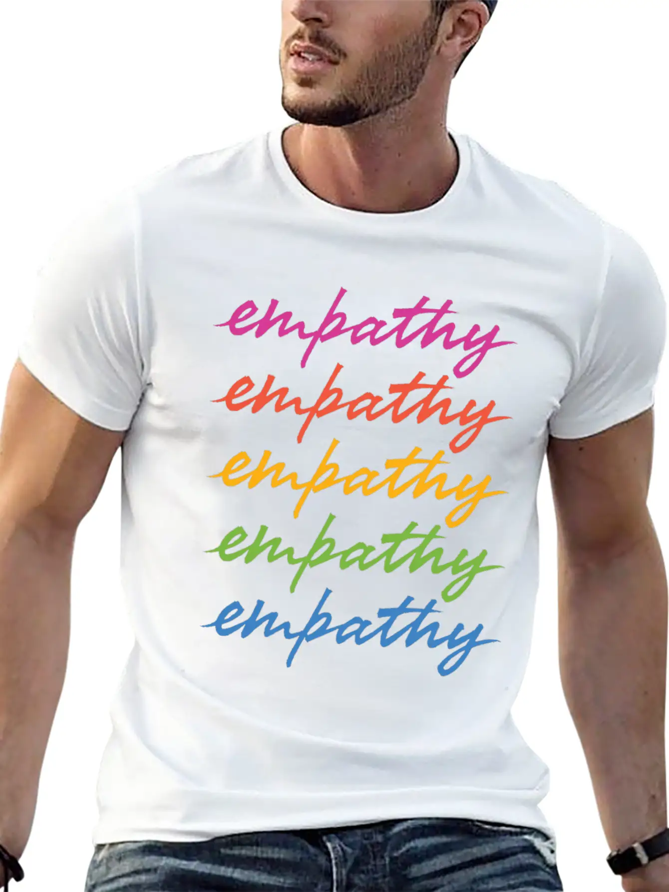 Empathy Essential Cotton Tee For Daily Outfits – Unisex Style