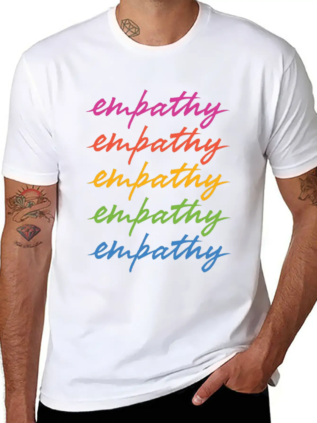 Empathy Essential Cotton Tee For Daily Outfits – Unisex Style