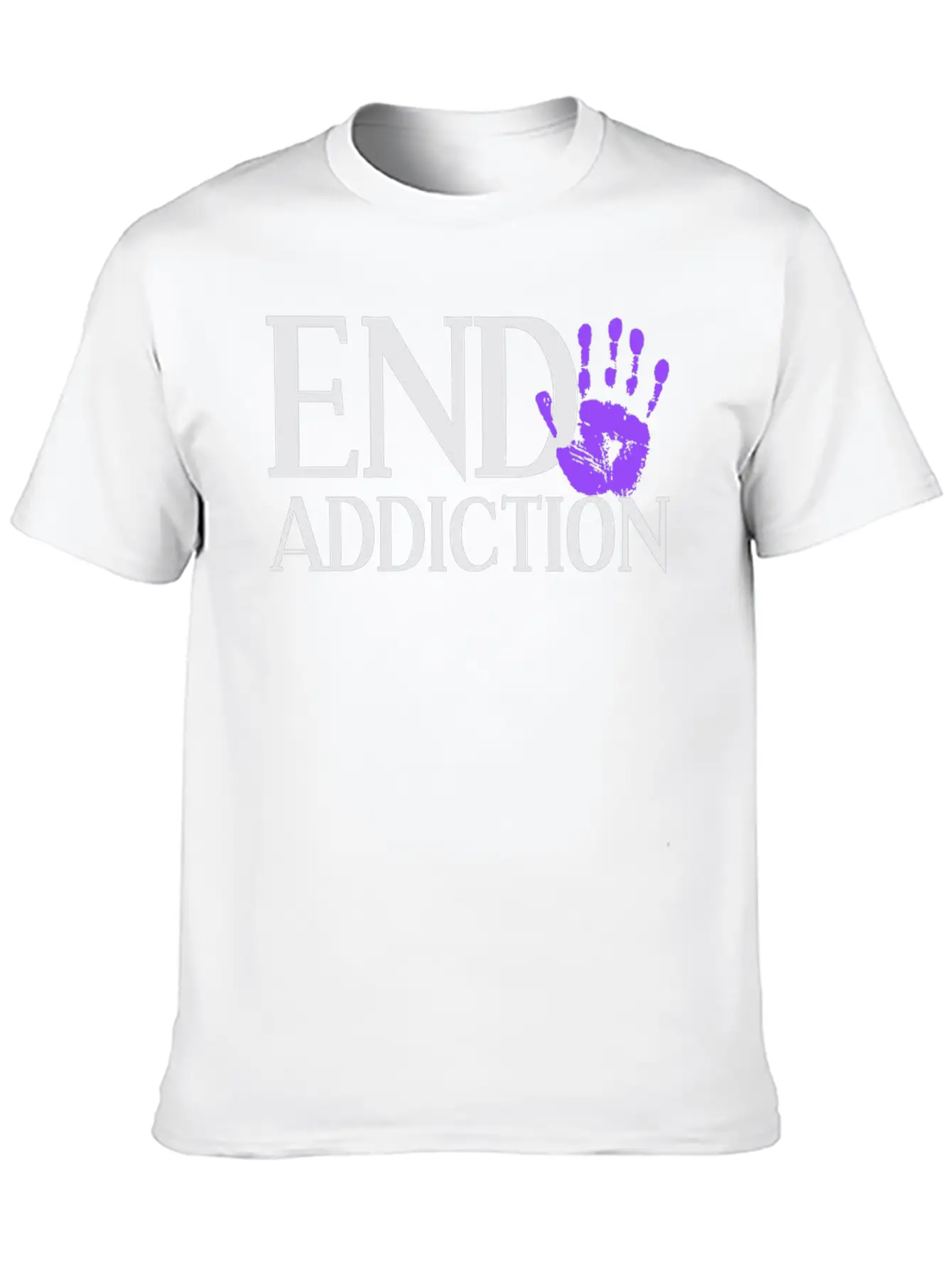 End Addiction Aware Overdose Awareness Classic Fit Graphic Tee For Daily Comfort – Unisex Cotton Shirt
