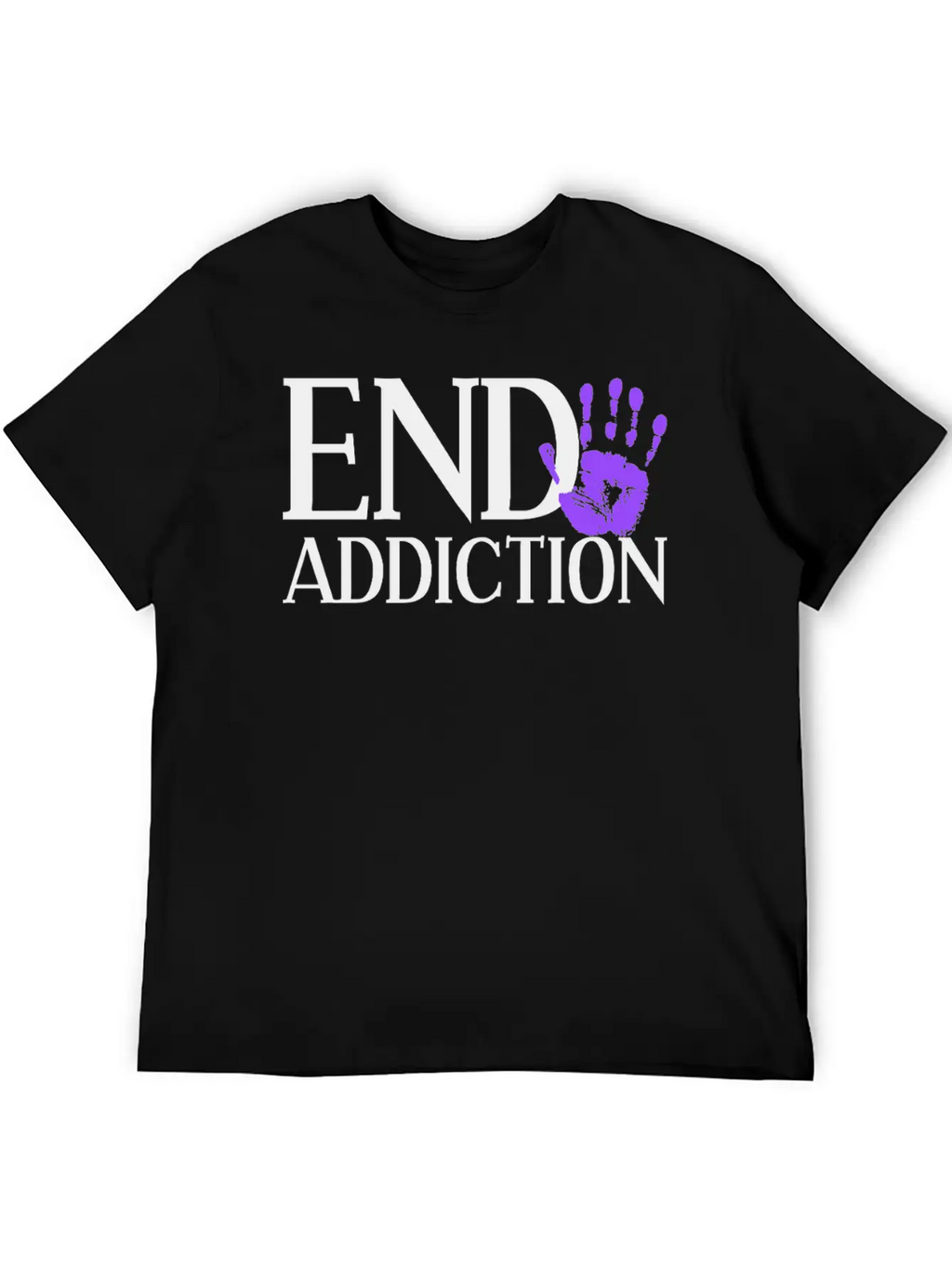 End Addiction Aware Overdose Awareness Classic Fit Graphic Tee For Daily Comfort – Unisex Cotton Shirt