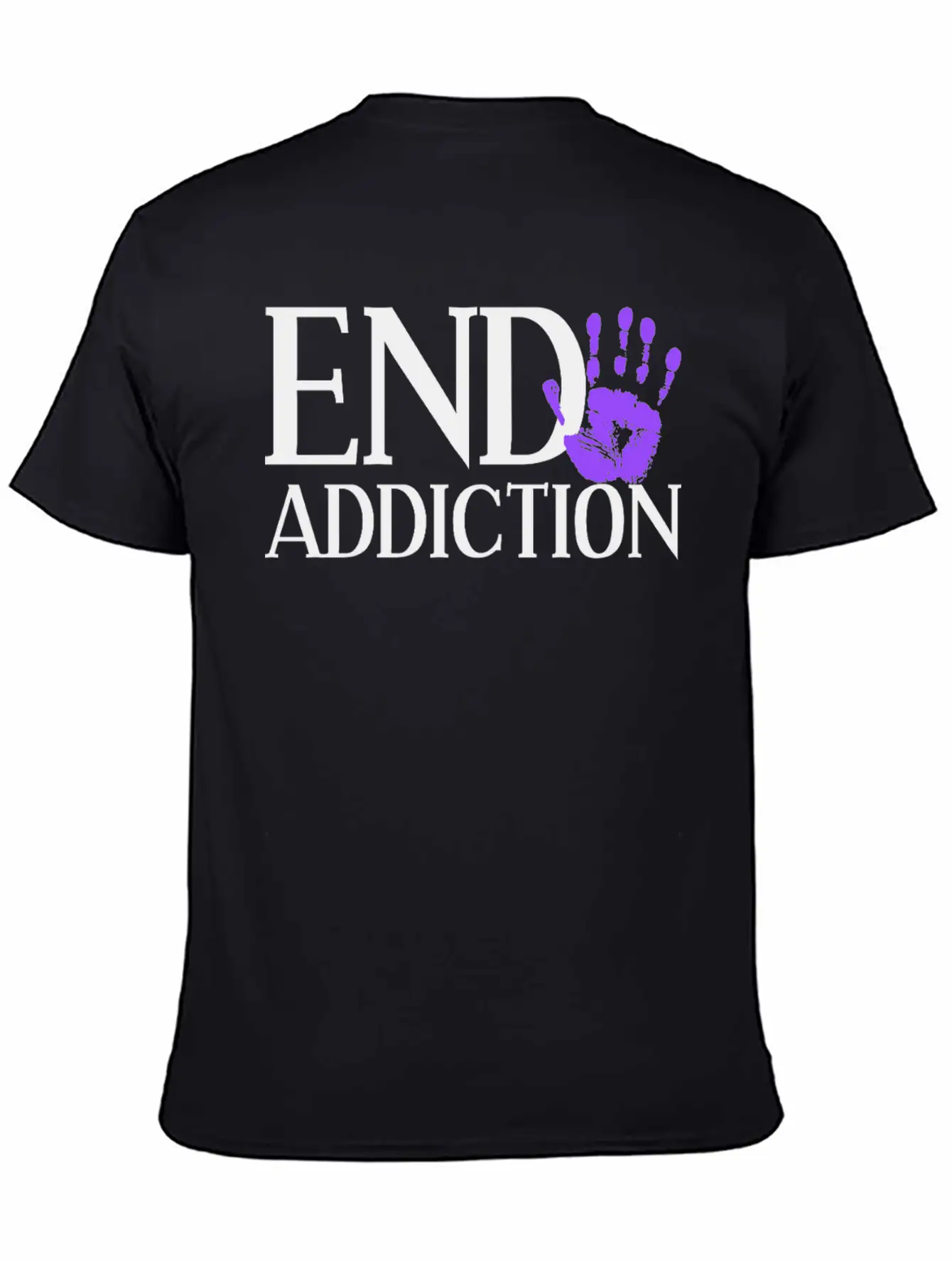End Addiction Aware Overdose Awareness Classic Fit Graphic Tee For Daily Comfort – Unisex Cotton Shirt