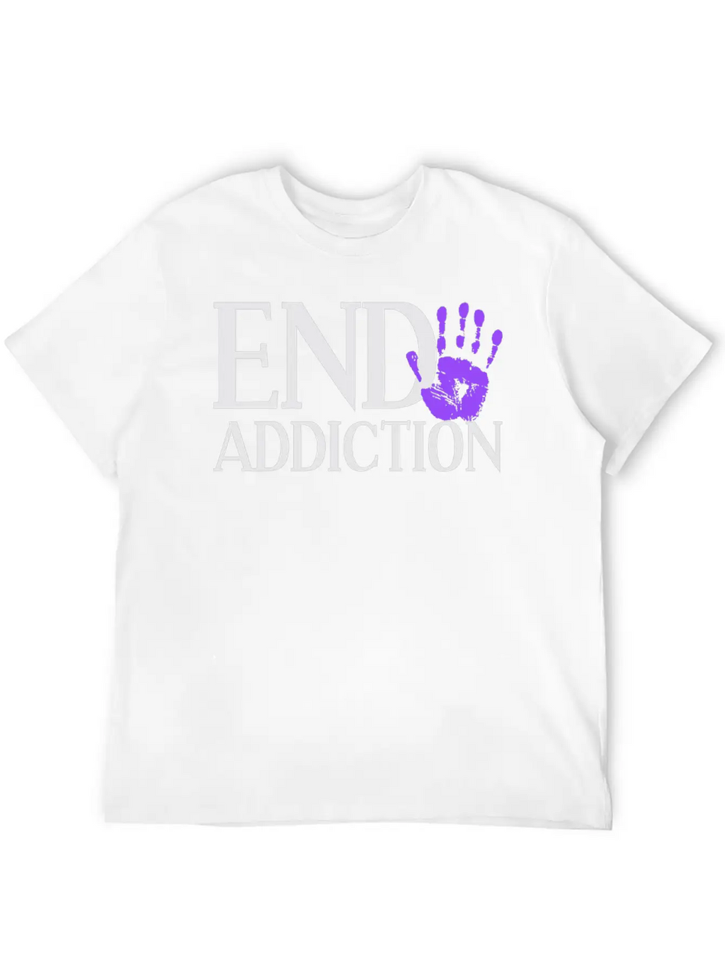 End Addiction Aware Overdose Awareness Classic Fit Graphic Tee For Daily Comfort – Unisex Cotton Shirt