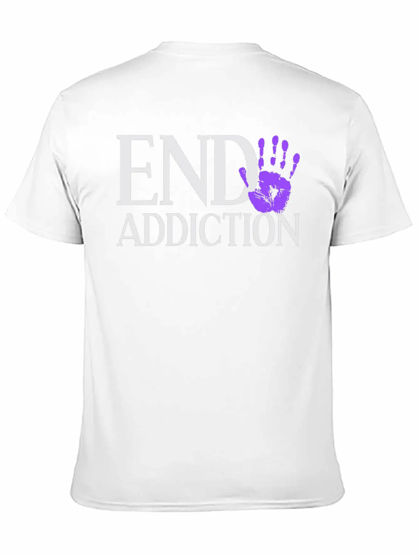 End Addiction Aware Overdose Awareness Classic Fit Graphic Tee For Daily Comfort – Unisex Cotton Shirt