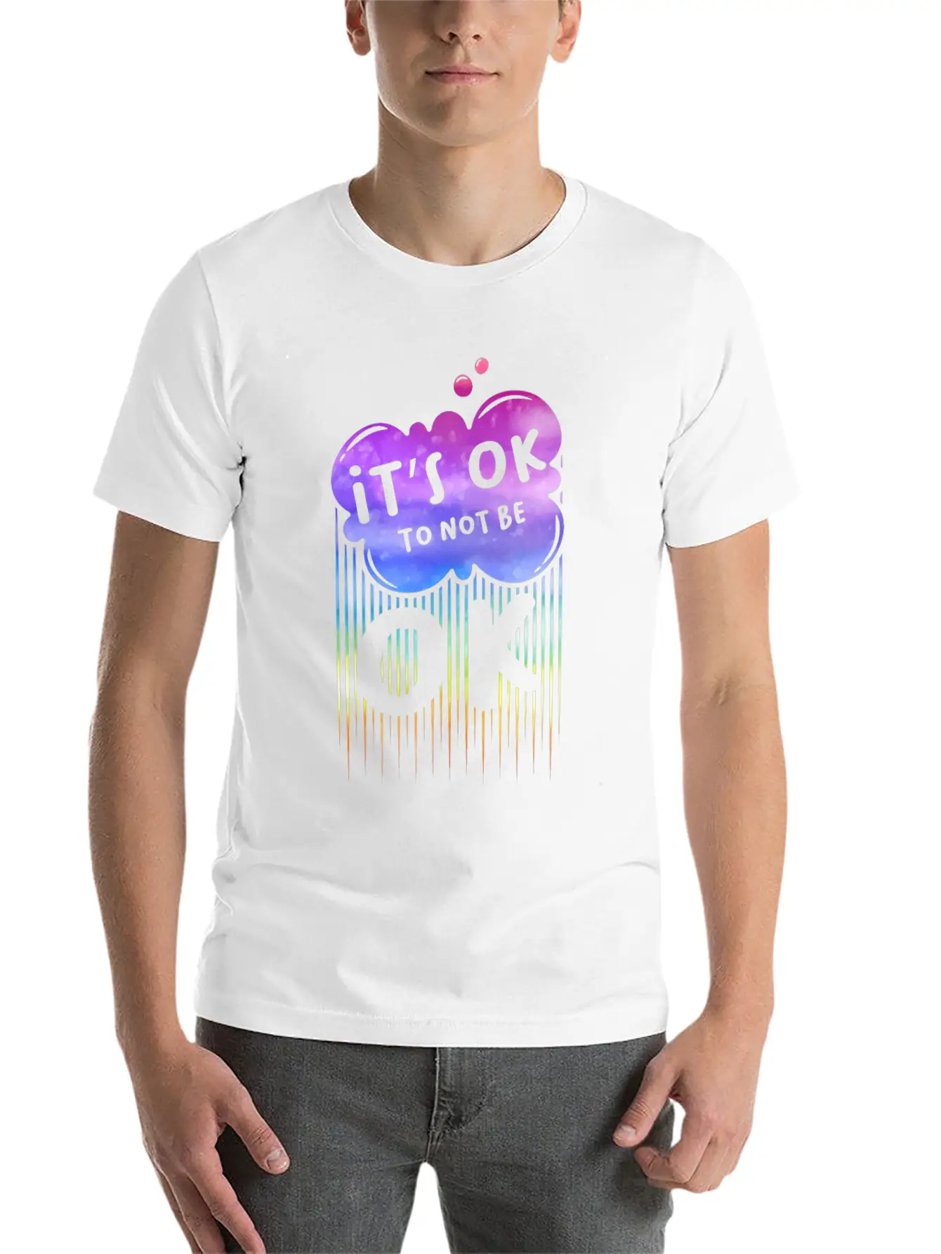 End The Stigma - Suicide Prevention Mental Cancer Essential Cotton Tee For Daily Outfits – Unisex Style