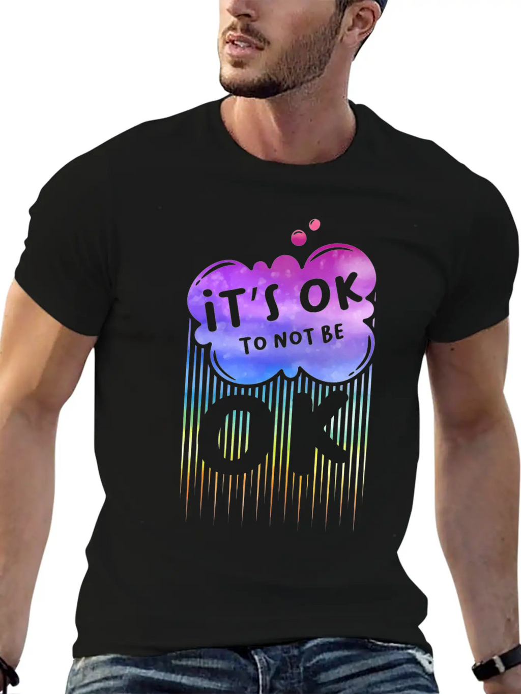 End The Stigma - Suicide Prevention Mental Cancer Essential Cotton Tee For Daily Outfits – Unisex Style