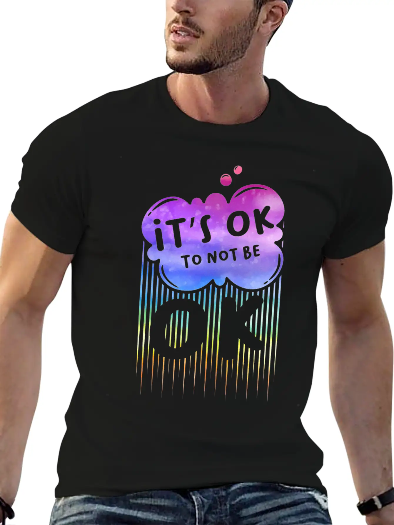 End The Stigma - Suicide Prevention Mental Cancer Essential Cotton Tee For Daily Outfits – Unisex Style
