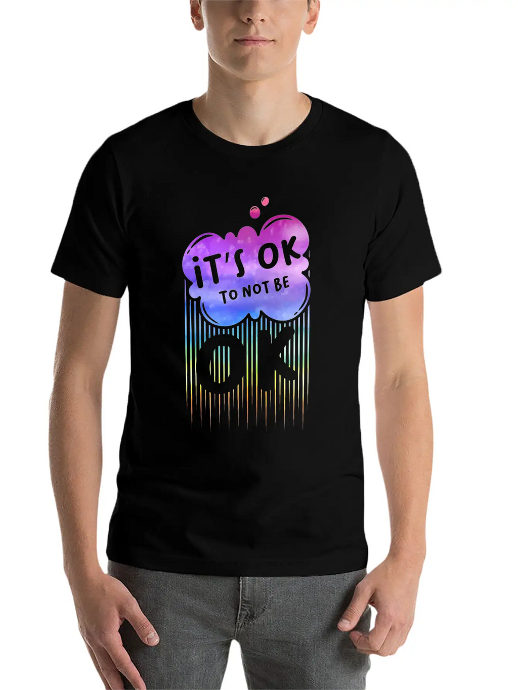 End The Stigma - Suicide Prevention Mental Cancer Essential Cotton Tee For Daily Outfits – Unisex Style