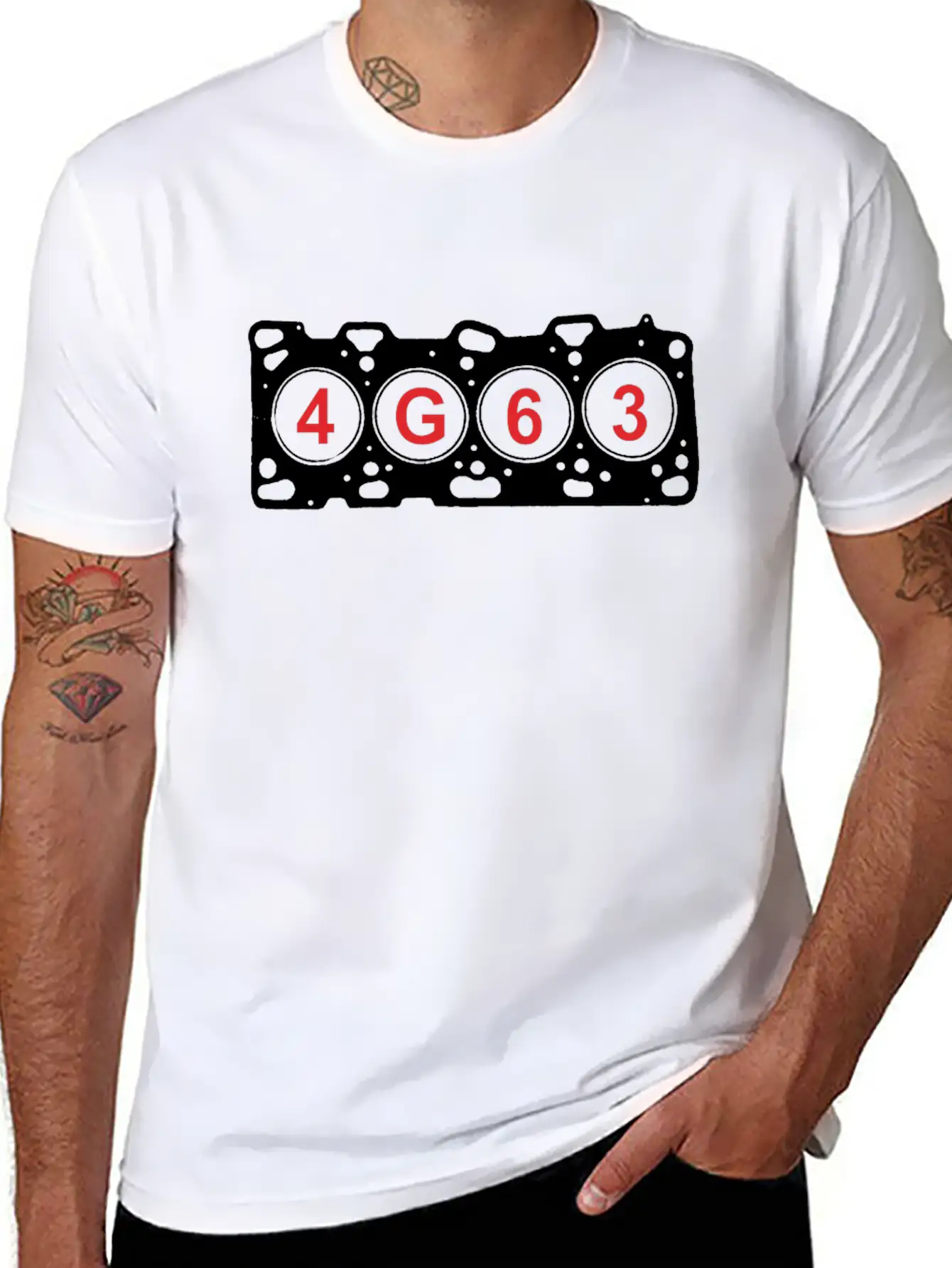 Engine Head Gasket Lancer Talon Evo VIII IV Eclips Classic Fit Graphic Tee For Daily Comfort – Unisex Cotton Shirt