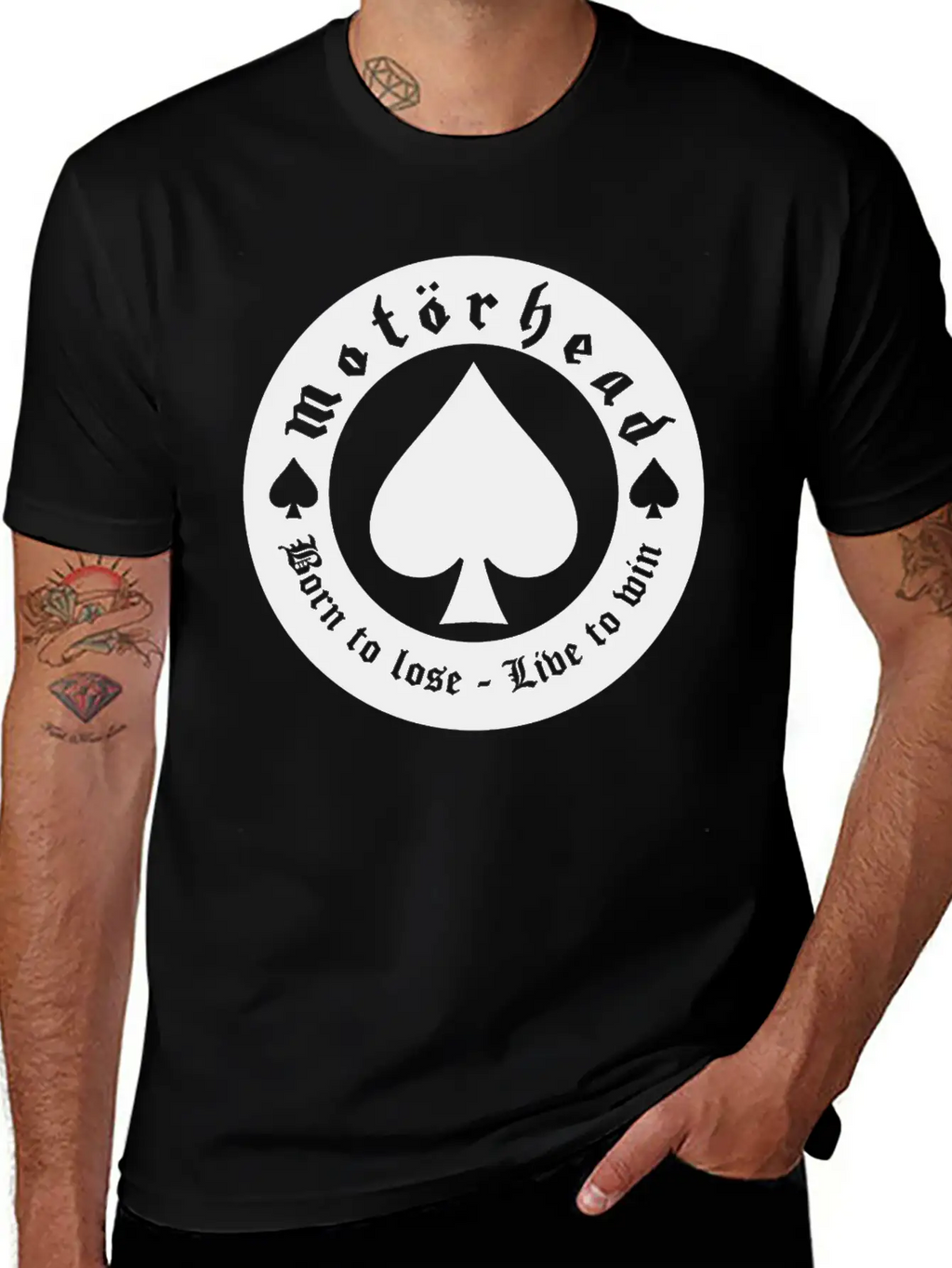 English Heavy Metal Breathable Soft Cotton T-Shirt – Timeless Casual Look