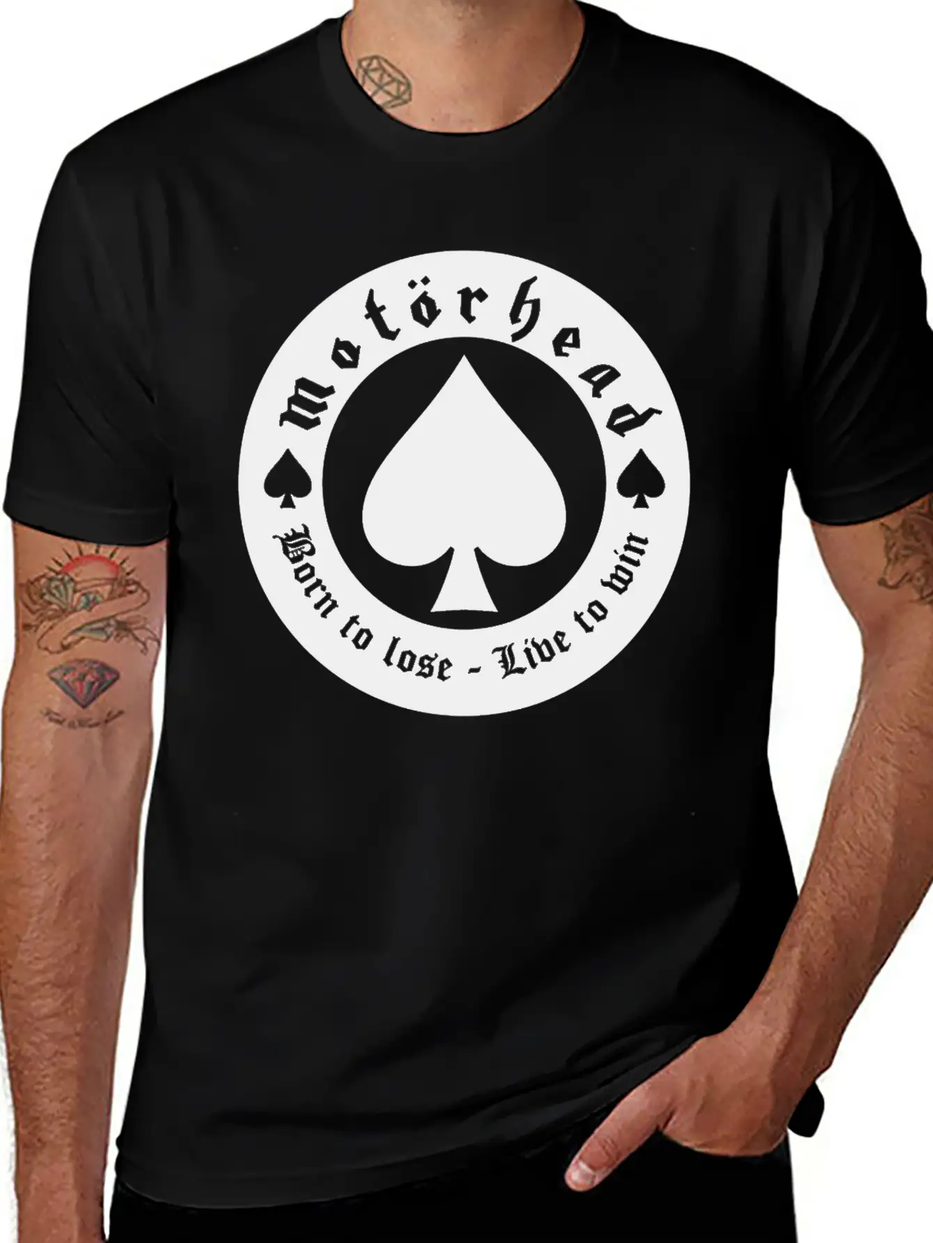 English Heavy Metal Breathable Soft Cotton T-Shirt – Timeless Casual Look
