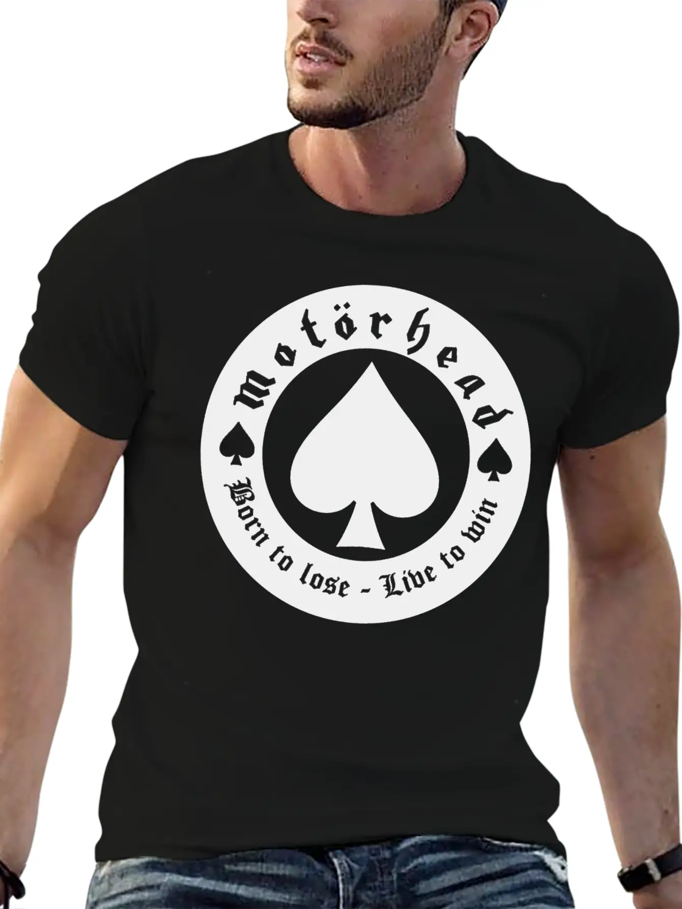 English Heavy Metal Breathable Soft Cotton T-Shirt – Timeless Casual Look