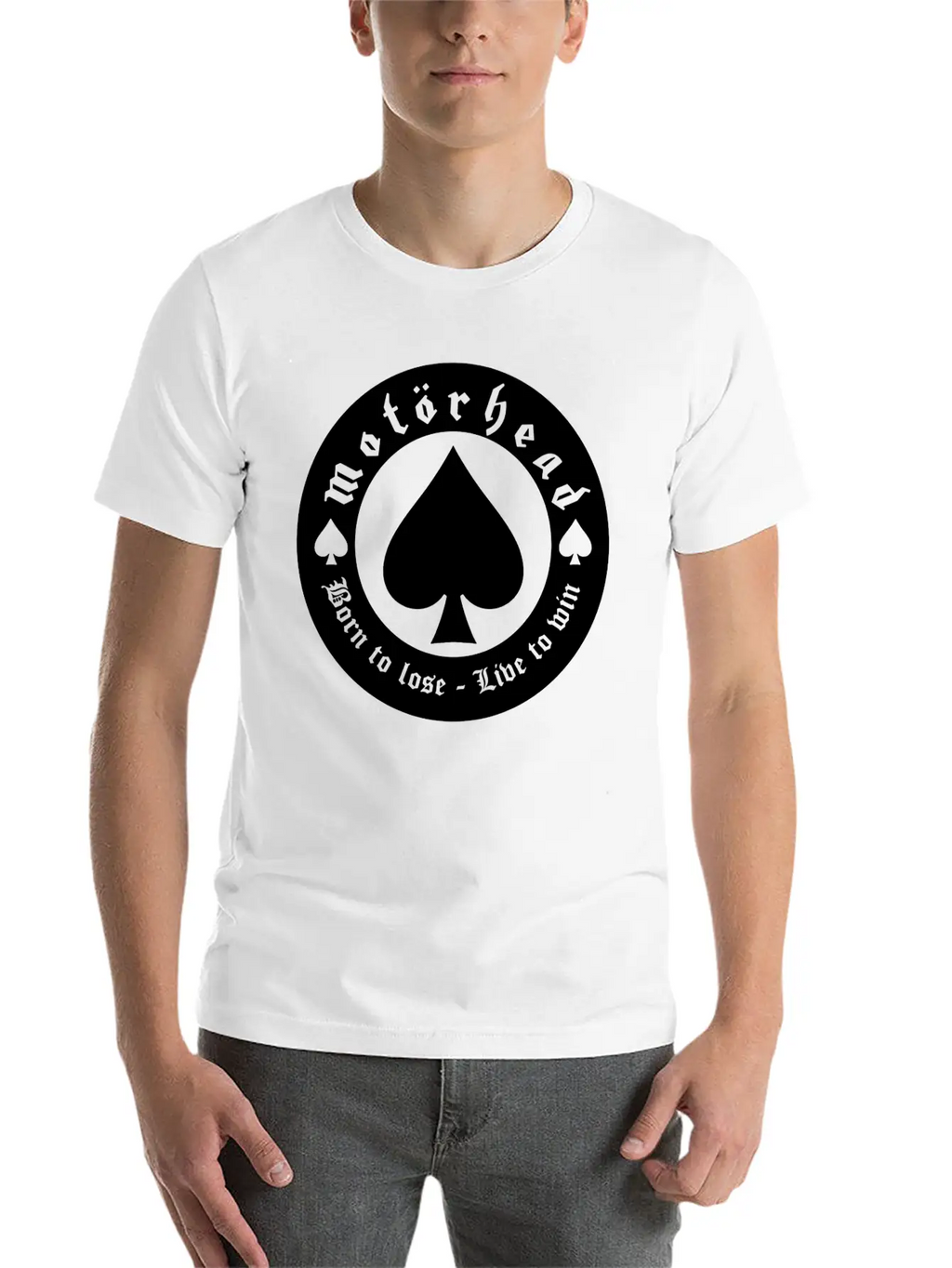 English Heavy Metal Breathable Soft Cotton T-Shirt – Timeless Casual Look
