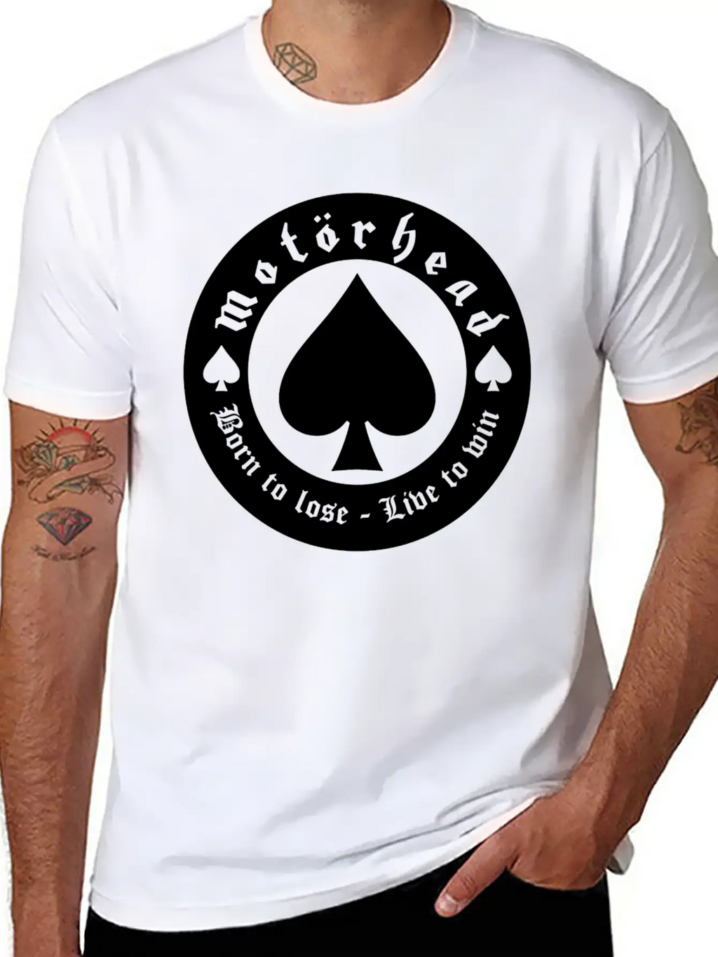 English Heavy Metal Breathable Soft Cotton T-Shirt – Timeless Casual Look