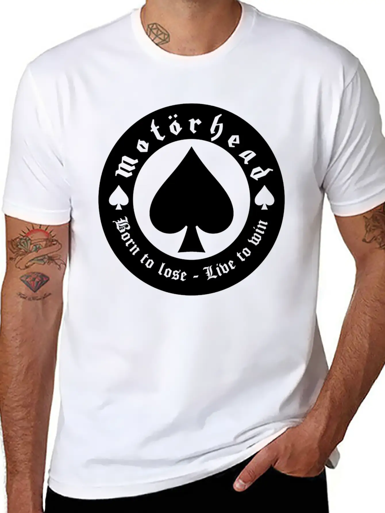English Heavy Metal Breathable Soft Cotton T-Shirt – Timeless Casual Look