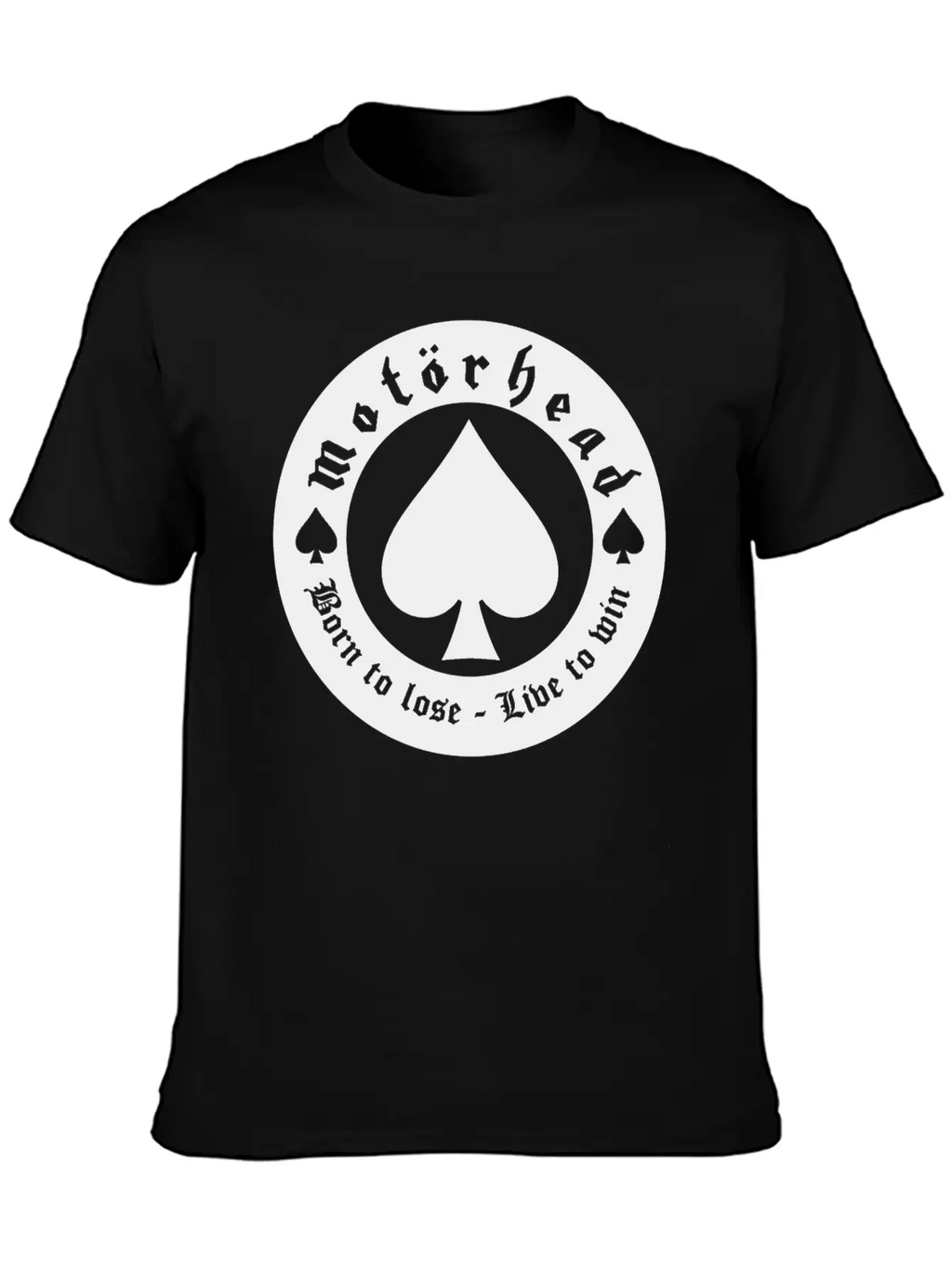 English Heavy Metal Breathable Soft Cotton T-Shirt – Timeless Casual Look