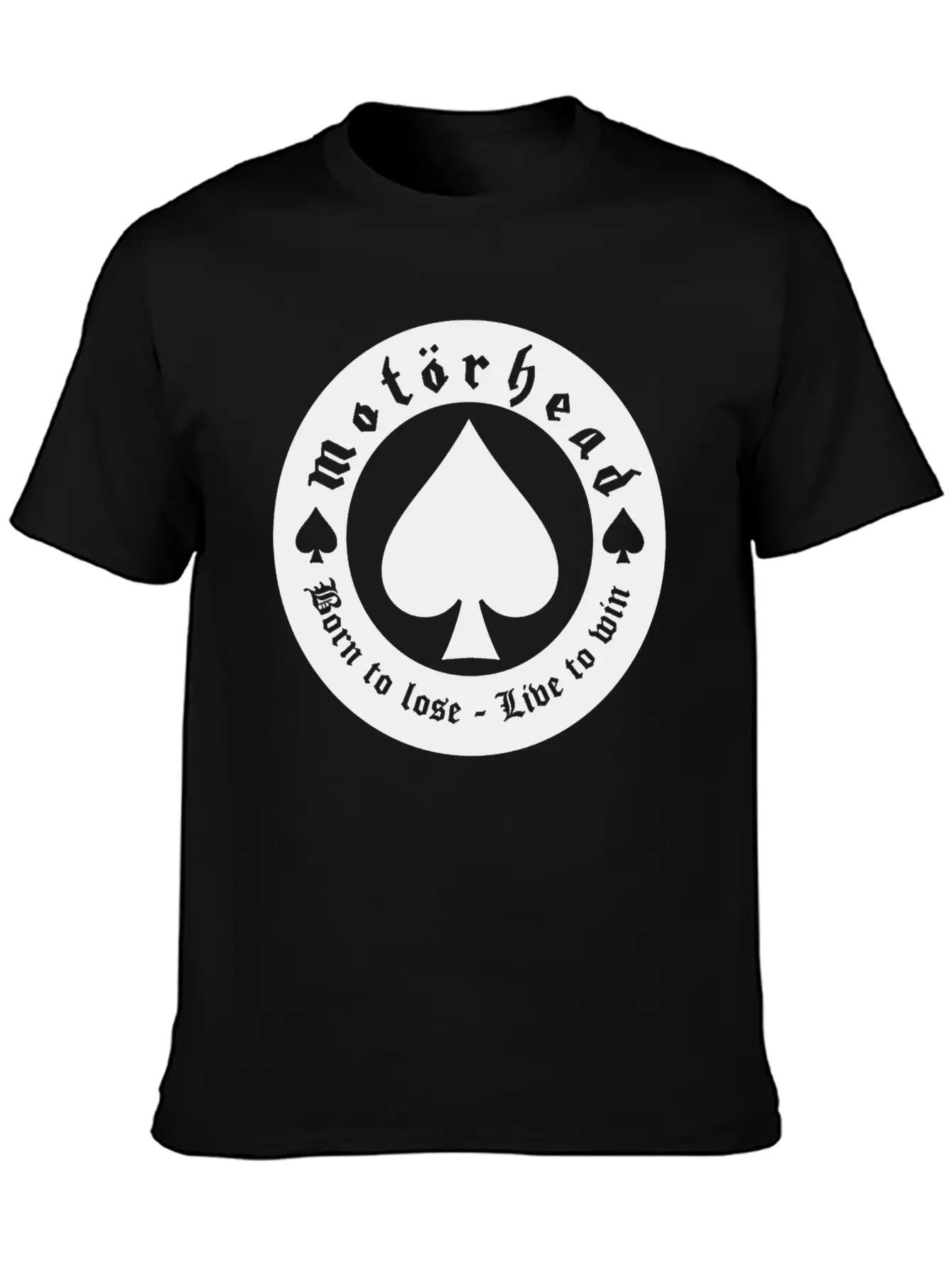 English Heavy Metal Breathable Soft Cotton T-Shirt – Timeless Casual Look