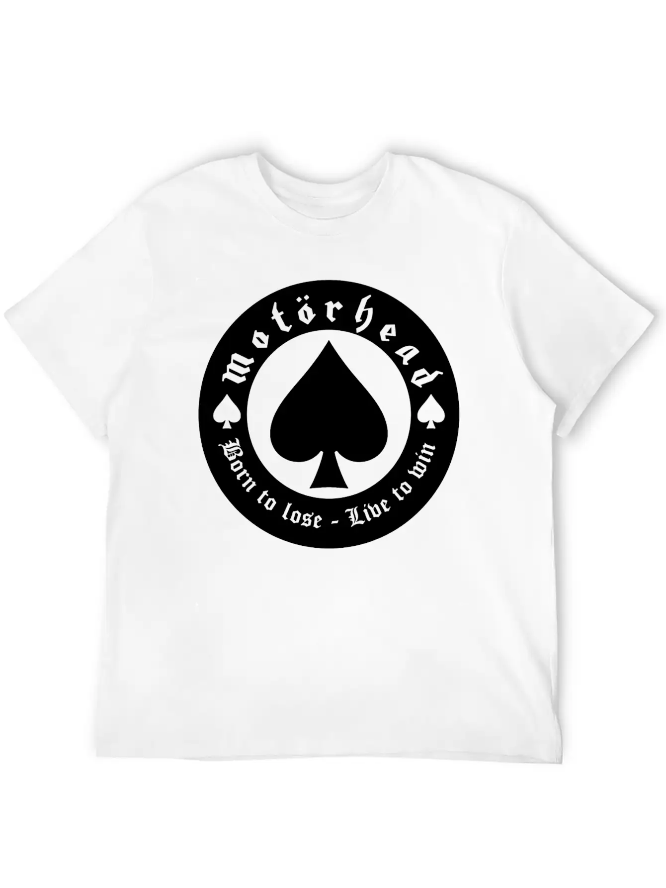 English Heavy Metal Breathable Soft Cotton T-Shirt – Timeless Casual Look