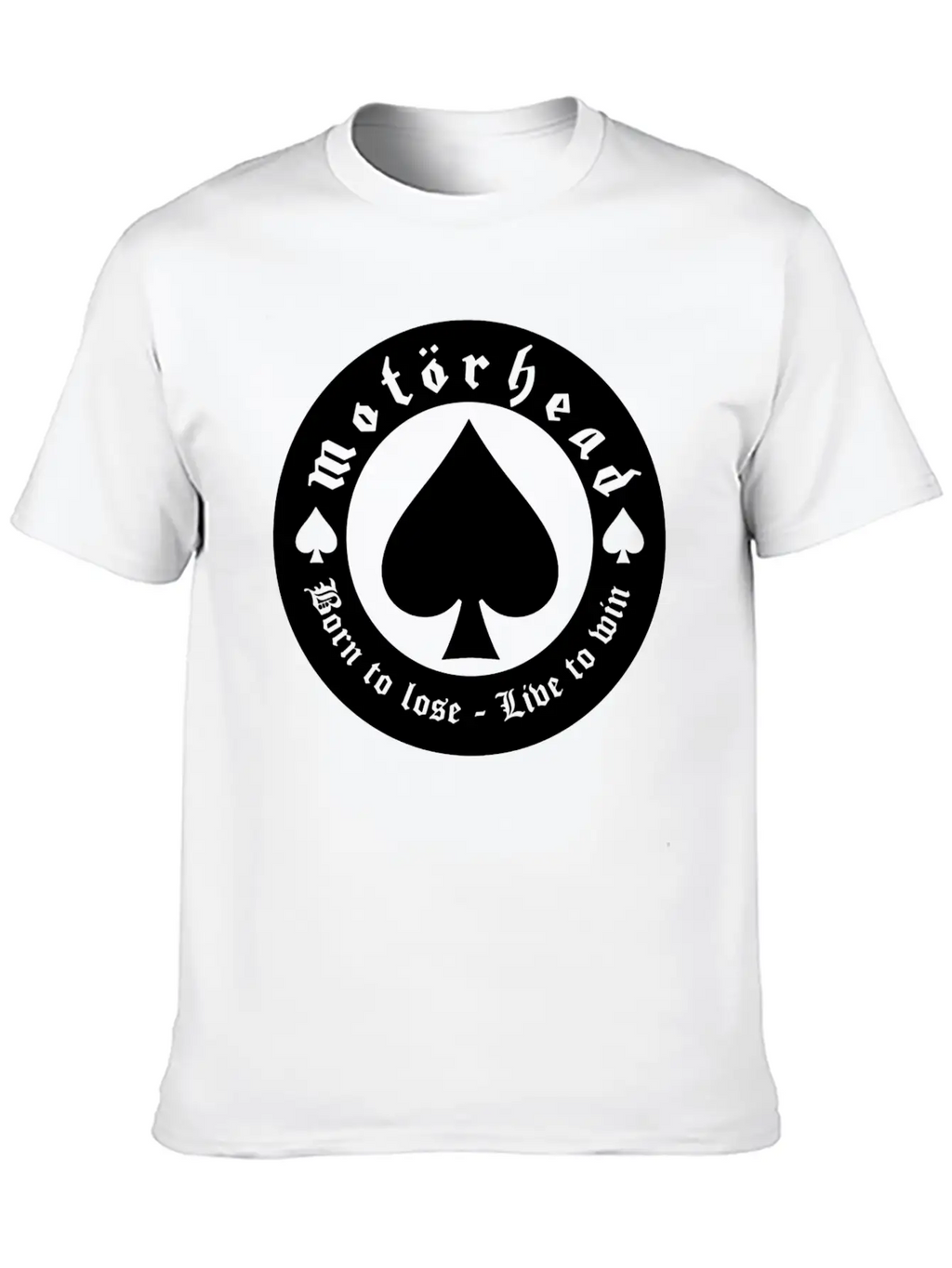 English Heavy Metal Breathable Soft Cotton T-Shirt – Timeless Casual Look