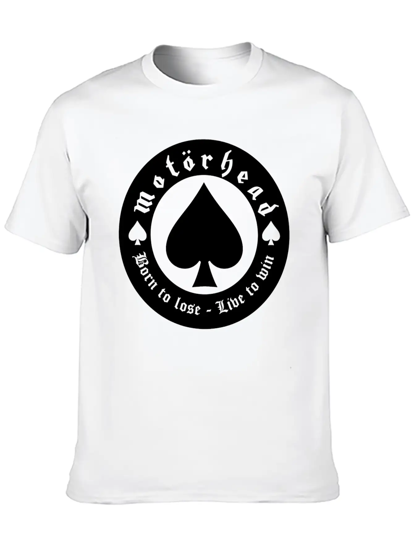 English Heavy Metal Breathable Soft Cotton T-Shirt – Timeless Casual Look