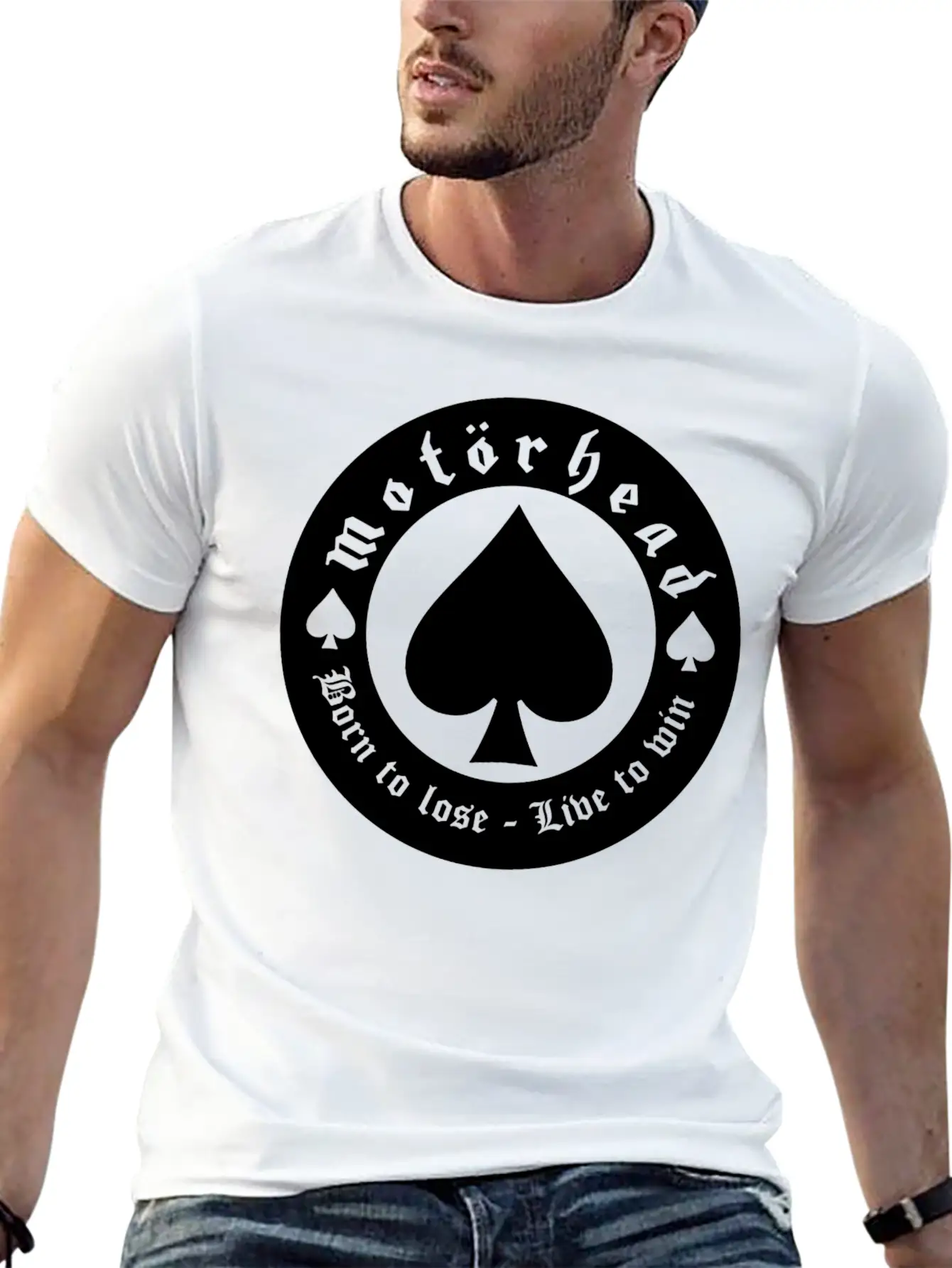 English Heavy Metal Breathable Soft Cotton T-Shirt – Timeless Casual Look