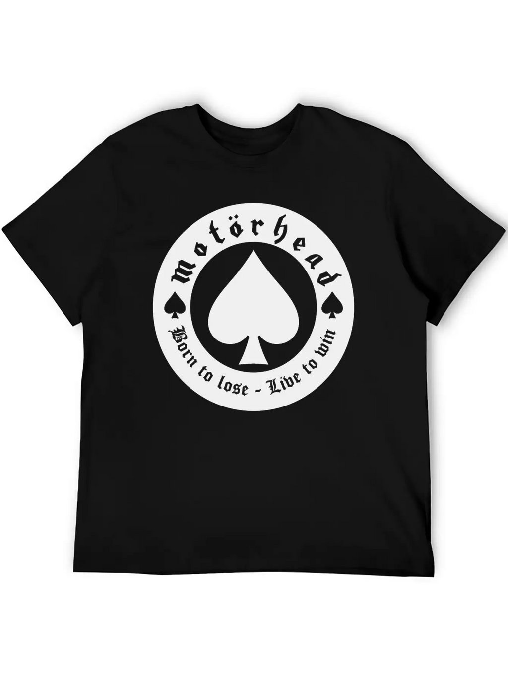 English Heavy Metal Breathable Soft Cotton T-Shirt – Timeless Casual Look