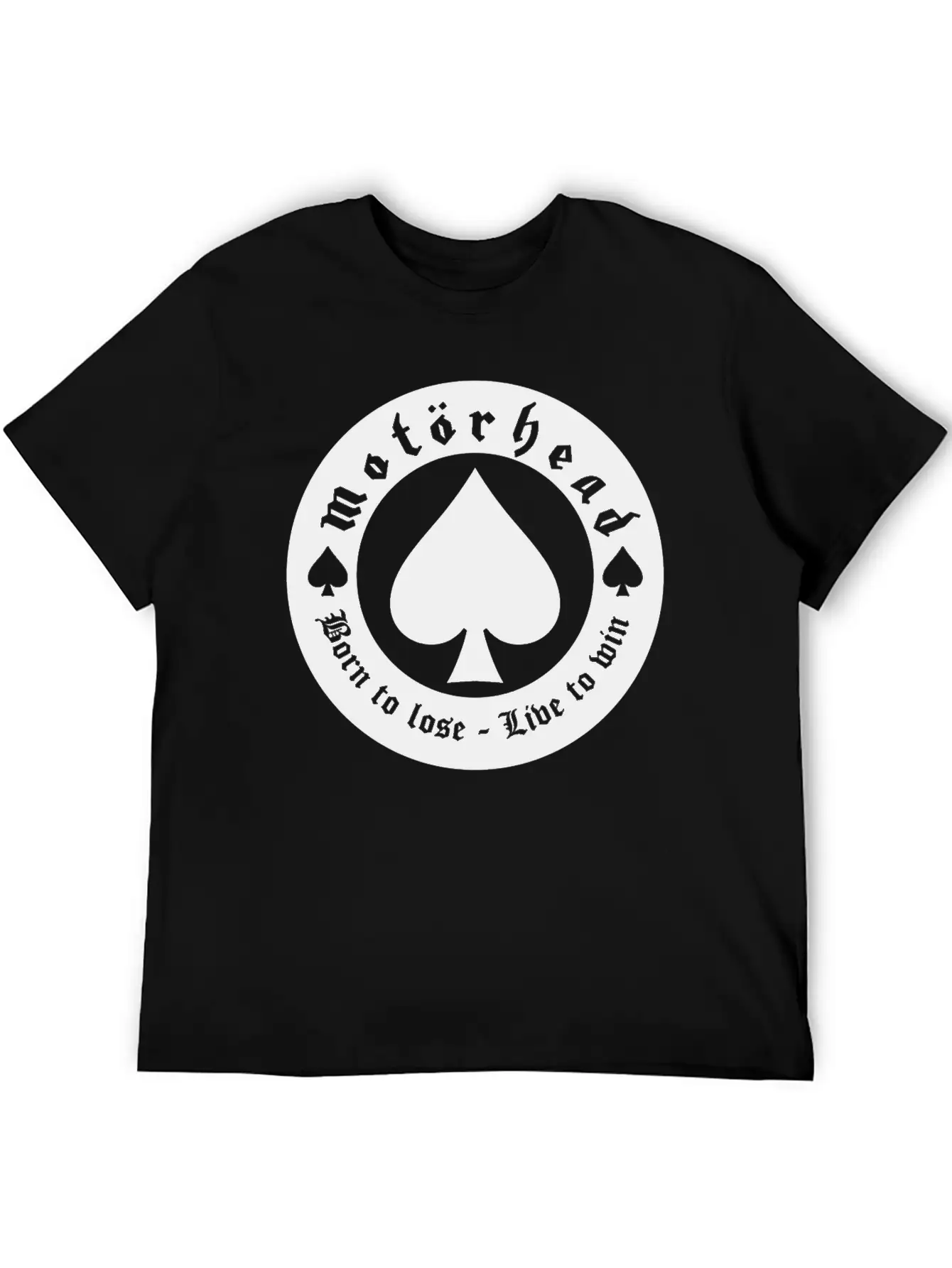 English Heavy Metal Breathable Soft Cotton T-Shirt – Timeless Casual Look