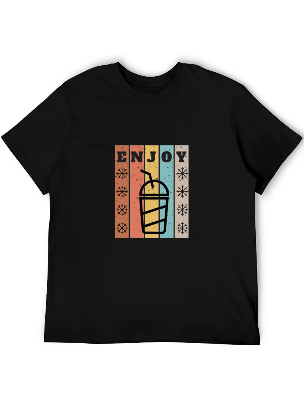 Enjoy Cold Juice Breathable Soft Cotton T-Shirt – Timeless Casual Look
