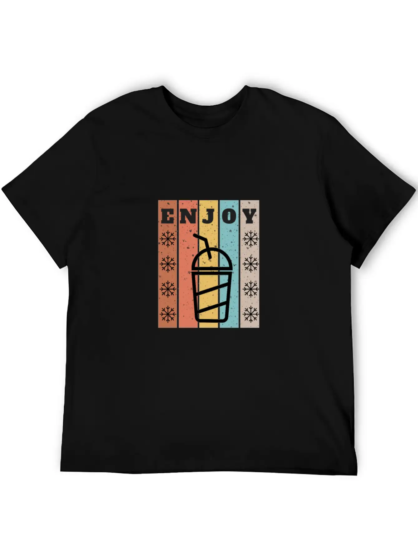 Enjoy Cold Juice Breathable Soft Cotton T-Shirt – Timeless Casual Look