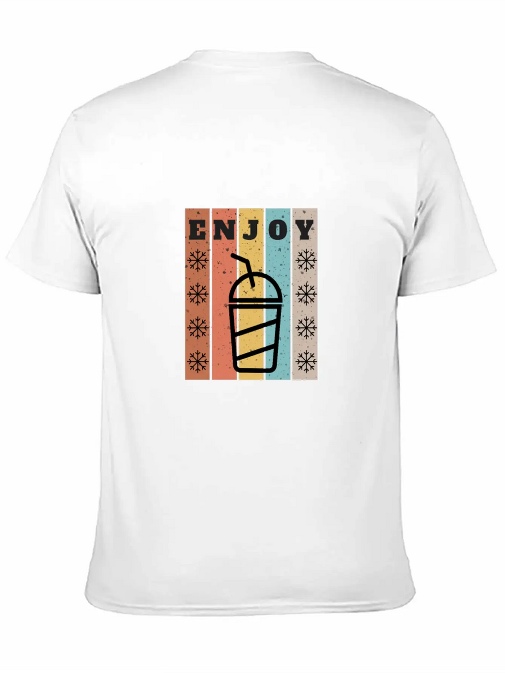 Enjoy Cold Juice Breathable Soft Cotton T-Shirt – Timeless Casual Look