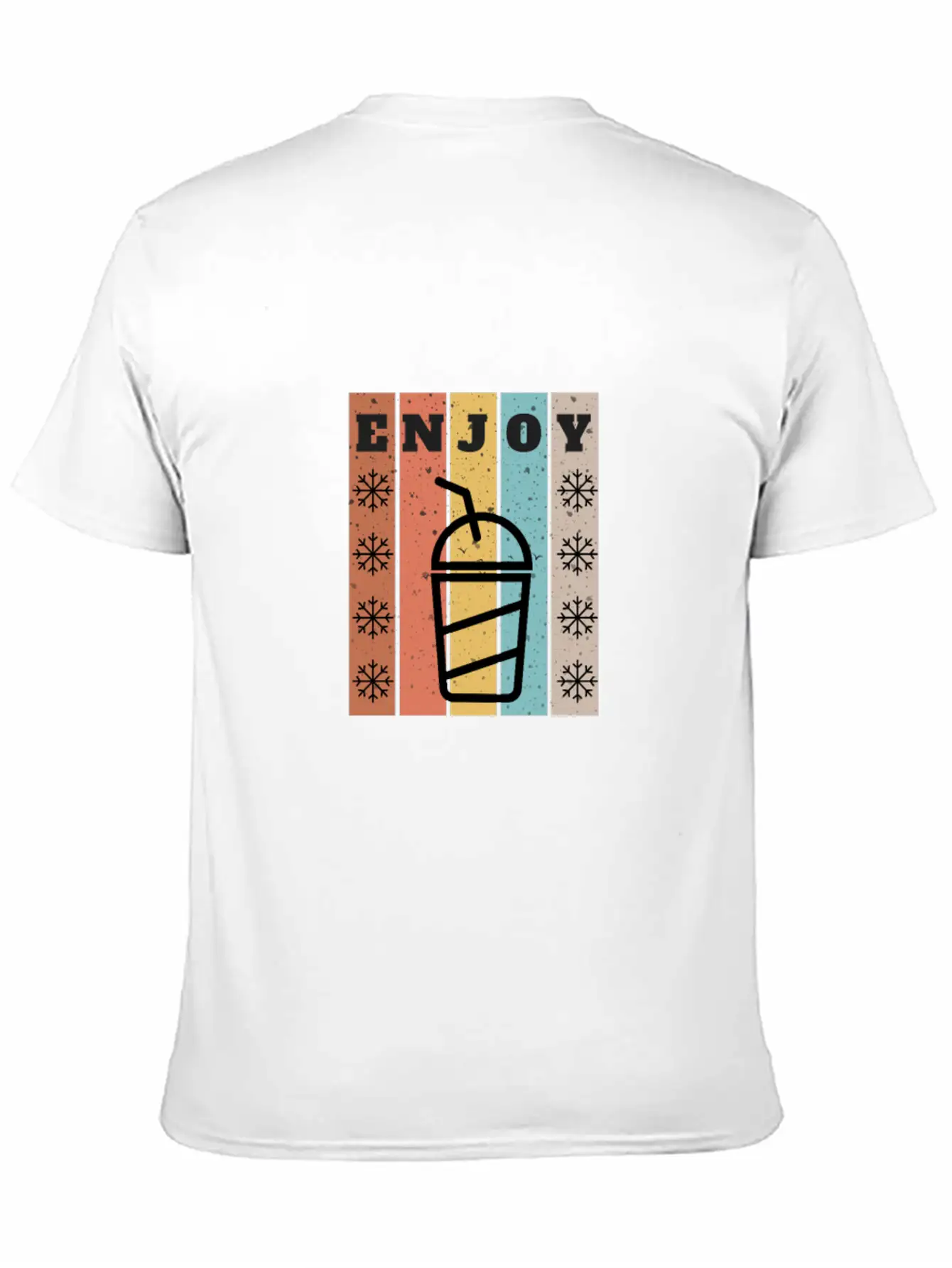 Enjoy Cold Juice Breathable Soft Cotton T-Shirt – Timeless Casual Look