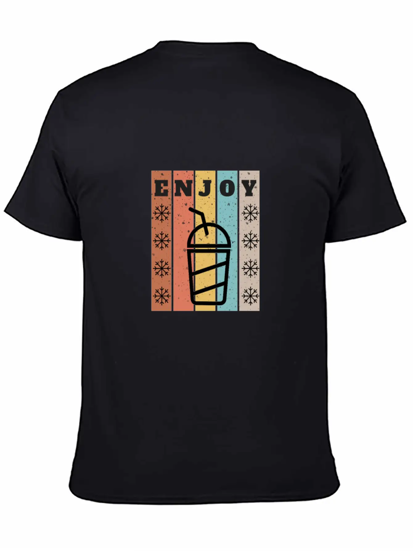 Enjoy Cold Juice Breathable Soft Cotton T-Shirt – Timeless Casual Look
