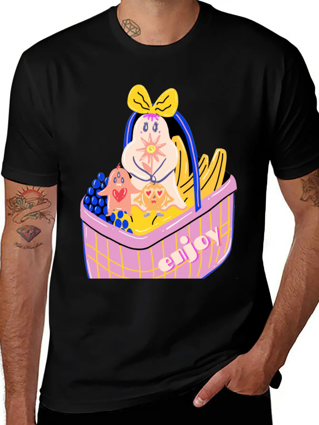 Enjoy Day Unisex Casual T-Shirt – Clean Design For Daily Comfort