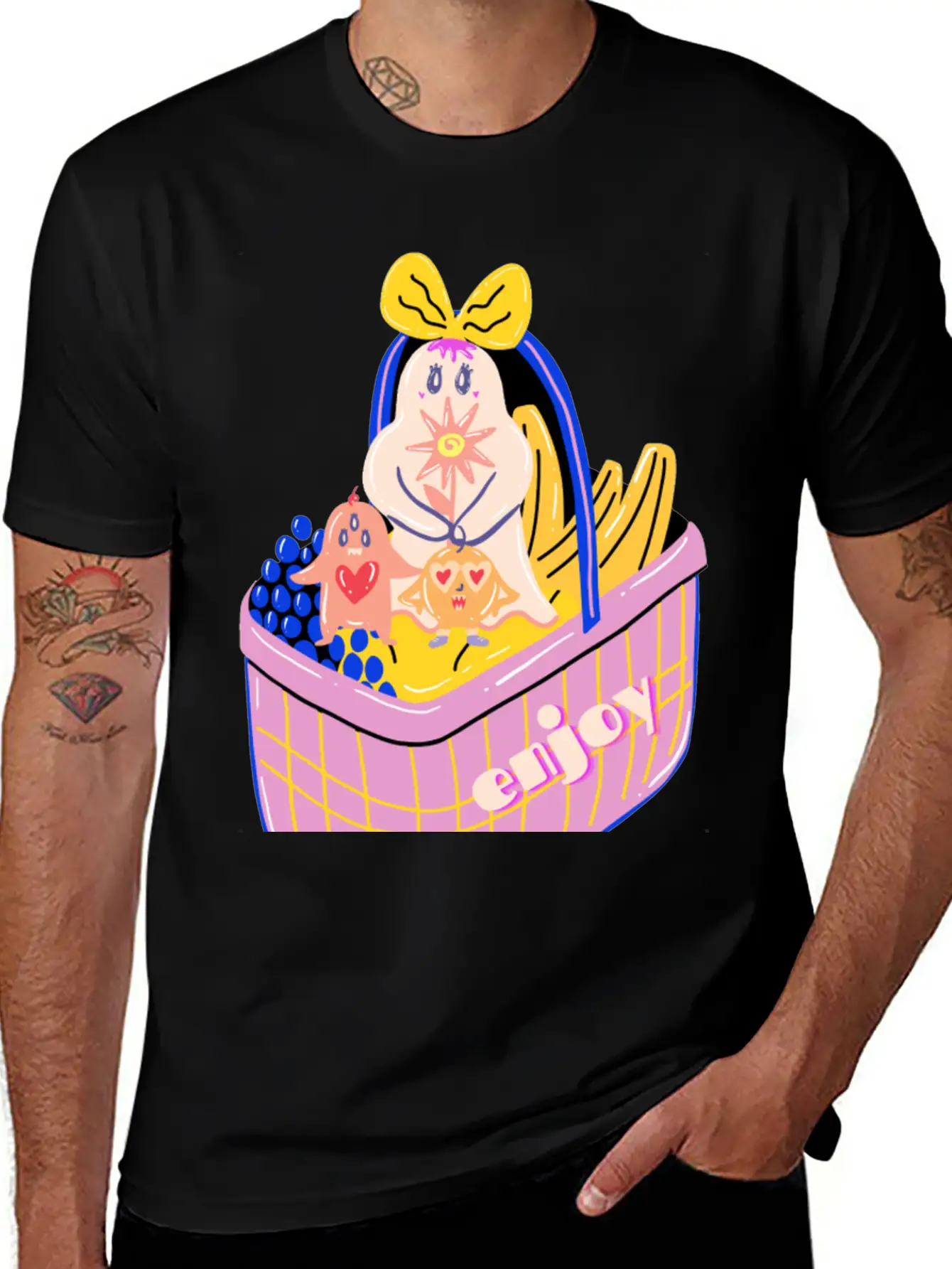 Enjoy Day Unisex Casual T-Shirt – Clean Design For Daily Comfort