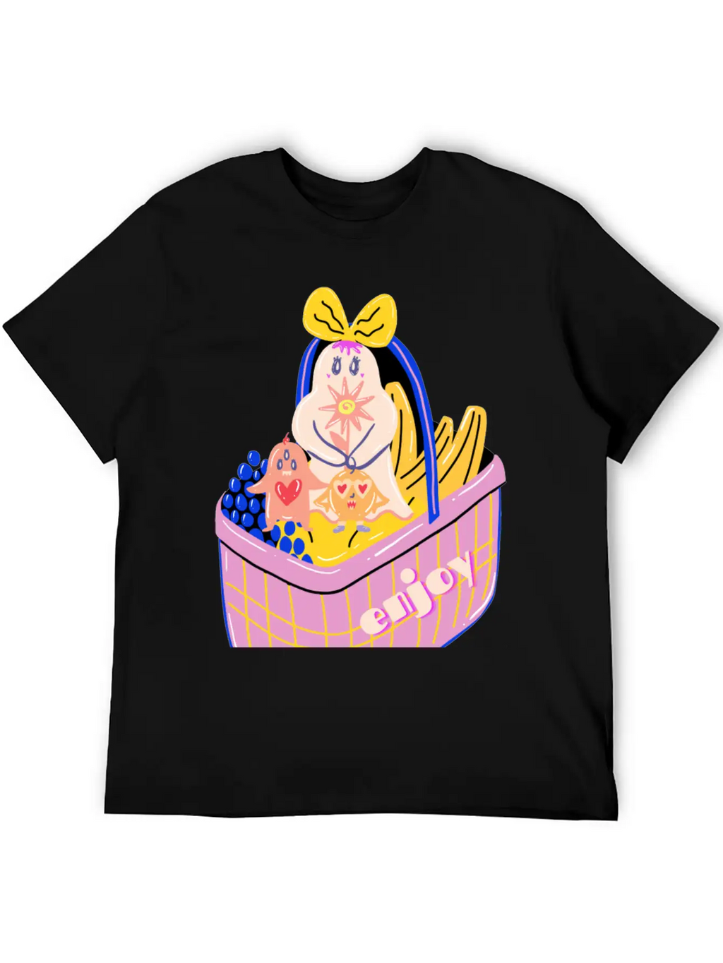 Enjoy Day Unisex Casual T-Shirt – Clean Design For Daily Comfort