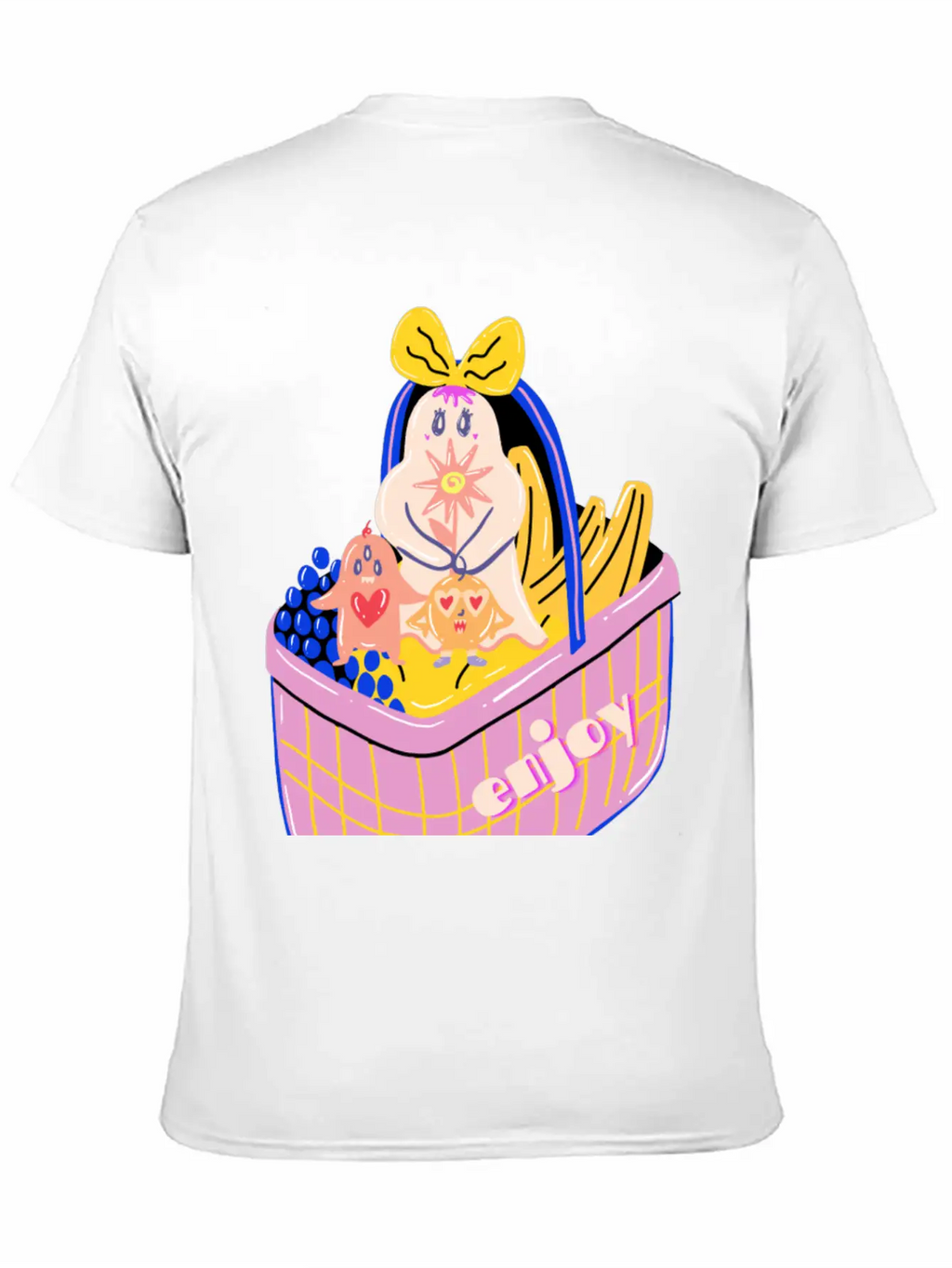 Enjoy Day Unisex Casual T-Shirt – Clean Design For Daily Comfort
