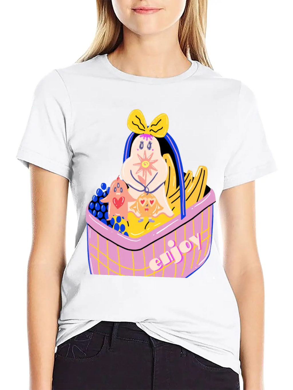 Enjoy Day Unisex Casual T-Shirt – Clean Design For Daily Comfort