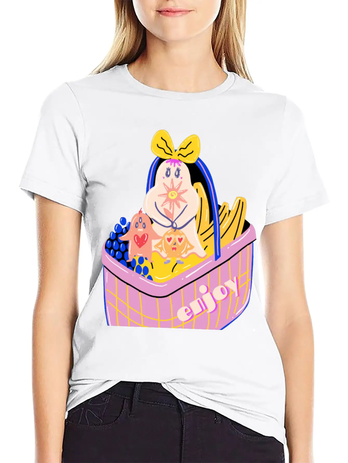 Enjoy Day Unisex Casual T-Shirt – Clean Design For Daily Comfort