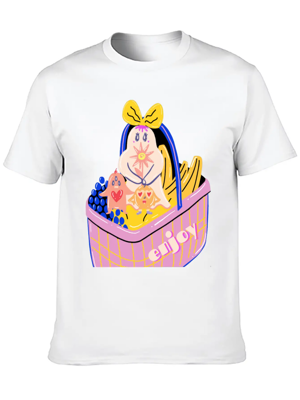 Enjoy Day Unisex Casual T-Shirt – Clean Design For Daily Comfort