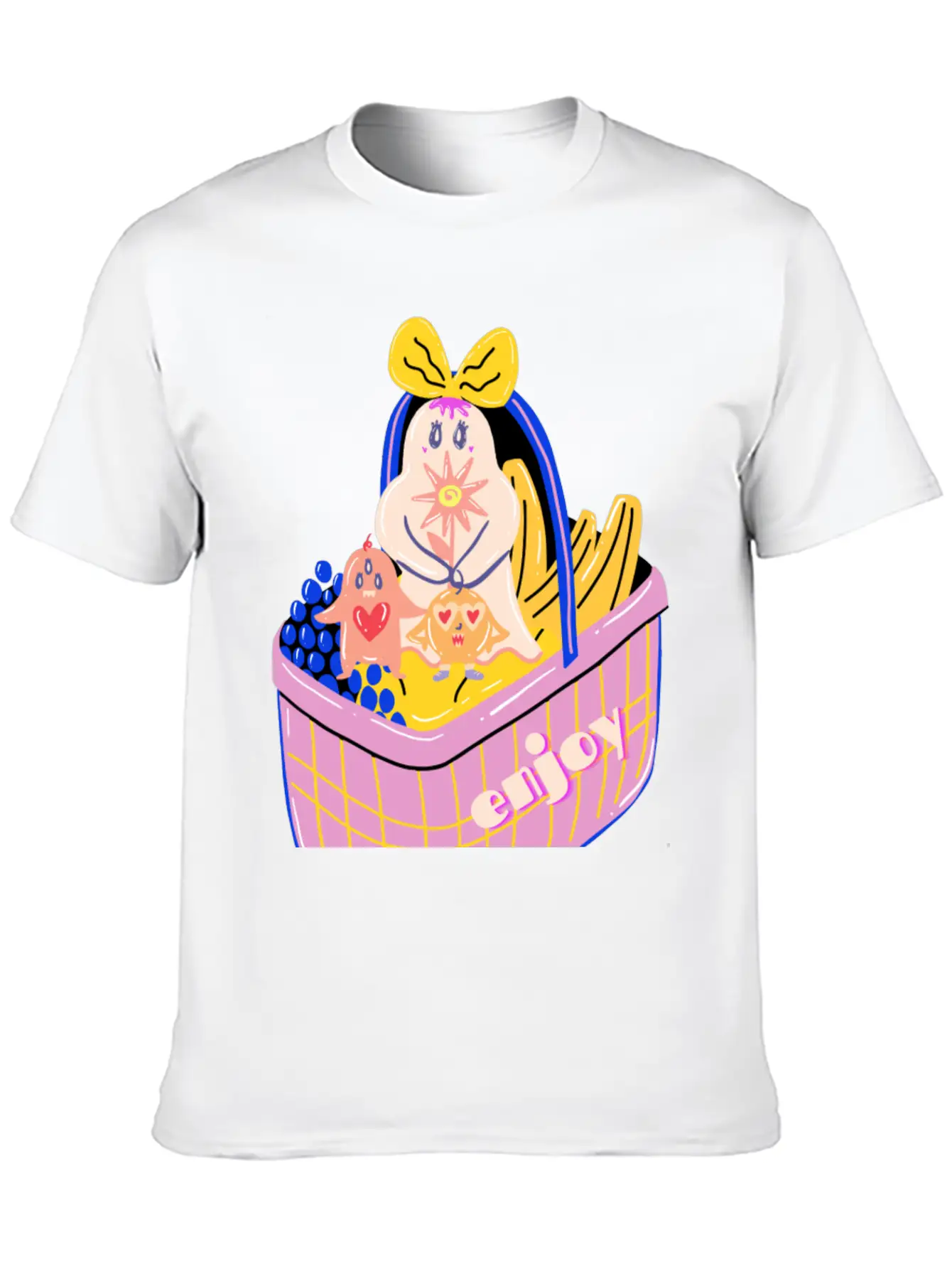 Enjoy Day Unisex Casual T-Shirt – Clean Design For Daily Comfort