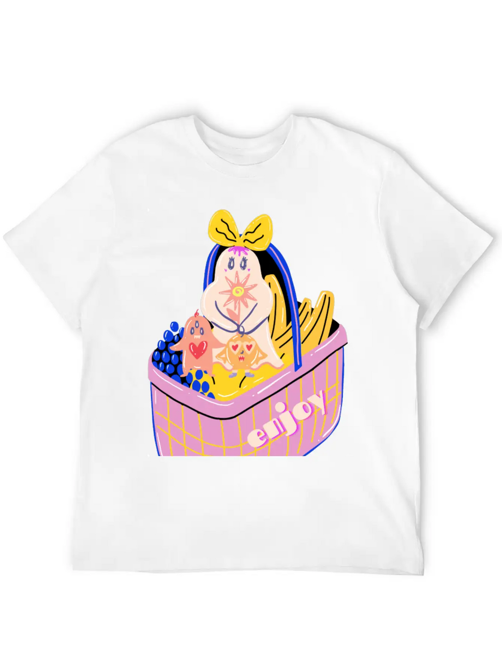 Enjoy Day Unisex Casual T-Shirt – Clean Design For Daily Comfort