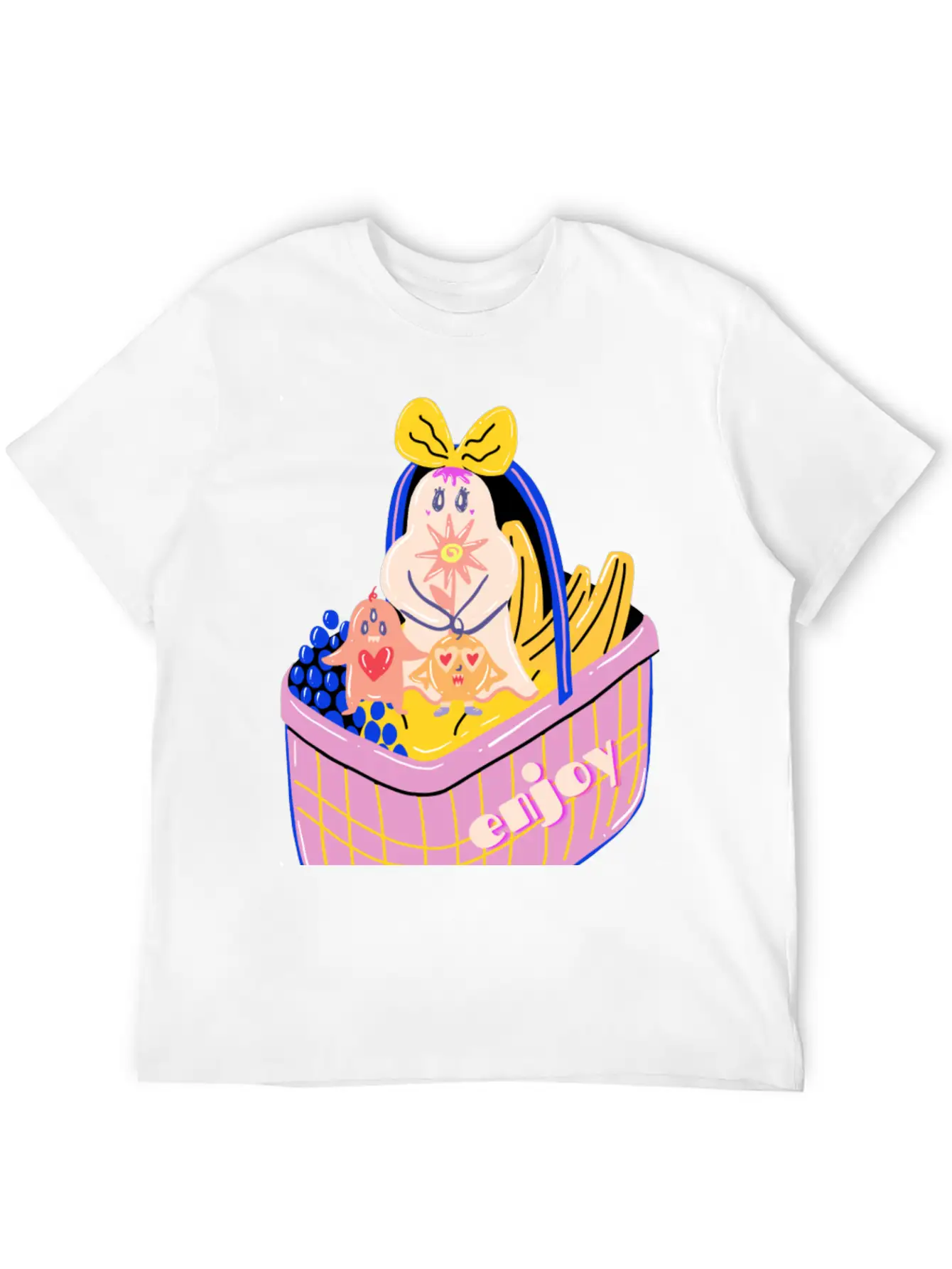 Enjoy Day Unisex Casual T-Shirt – Clean Design For Daily Comfort