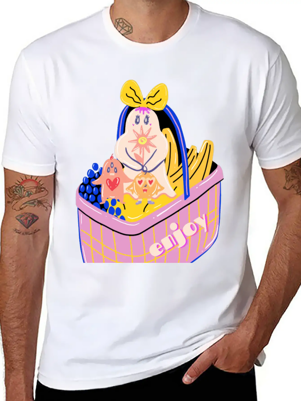 Enjoy Day Unisex Casual T-Shirt – Clean Design For Daily Comfort