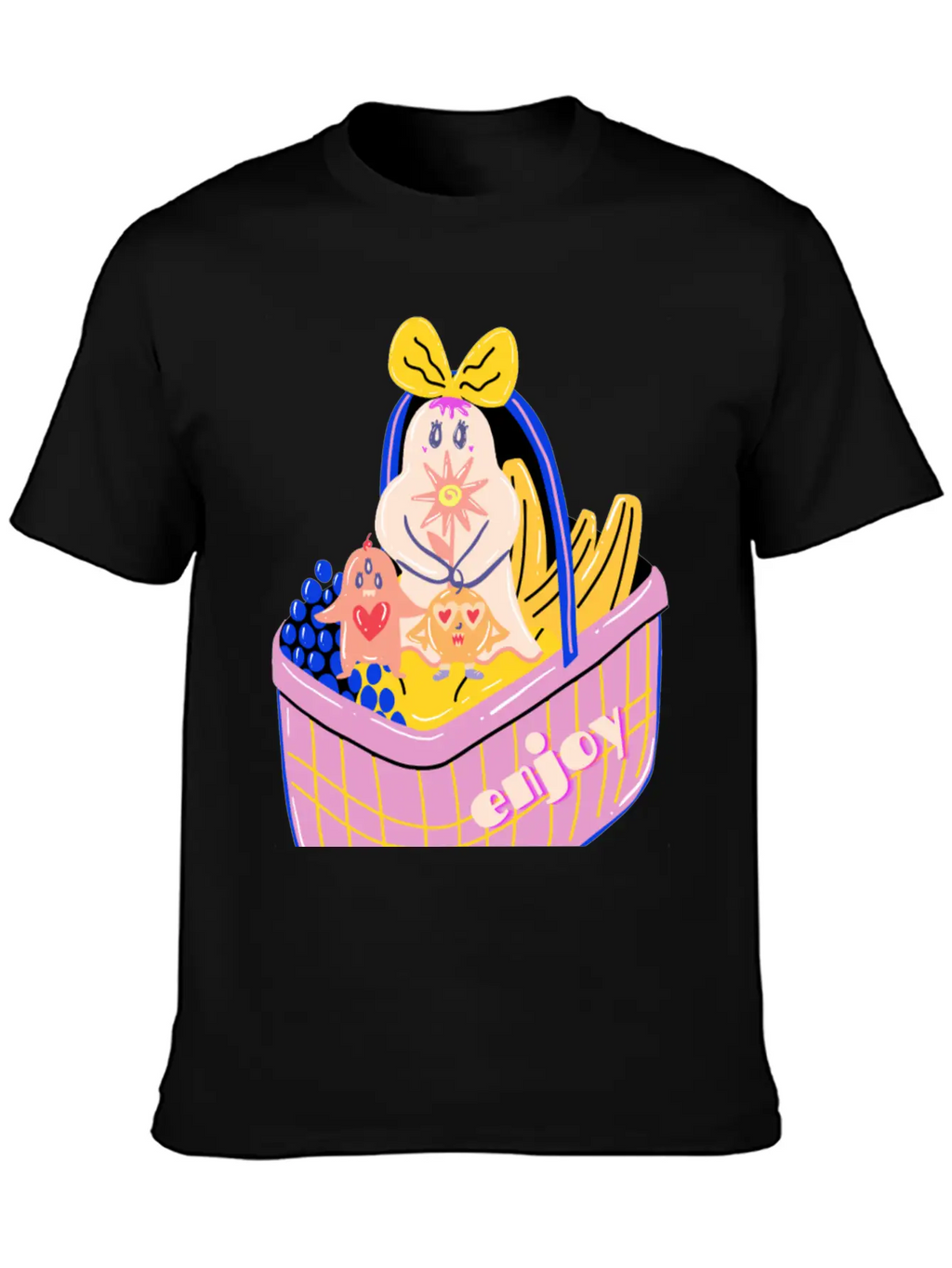 Enjoy Day Unisex Casual T-Shirt – Clean Design For Daily Comfort