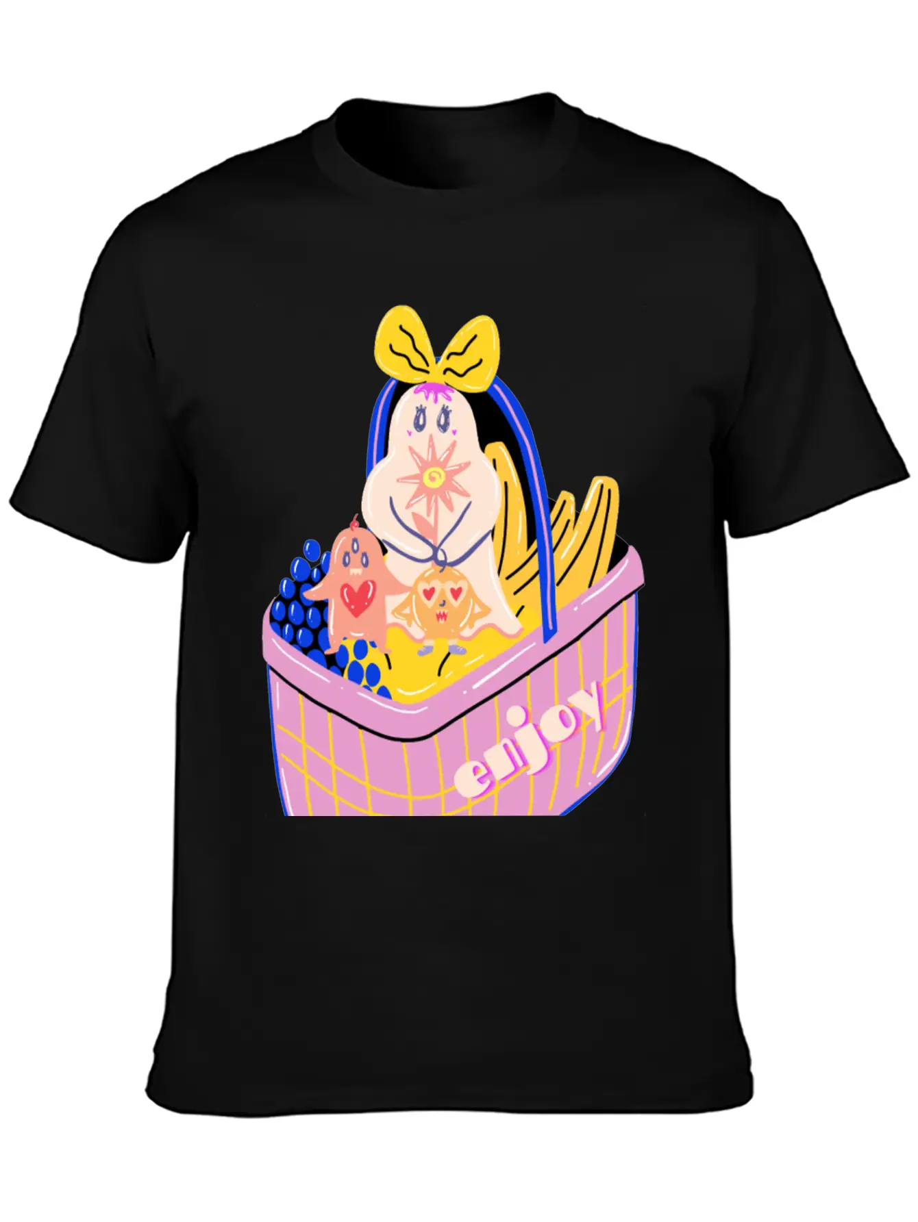 Enjoy Day Unisex Casual T-Shirt – Clean Design For Daily Comfort